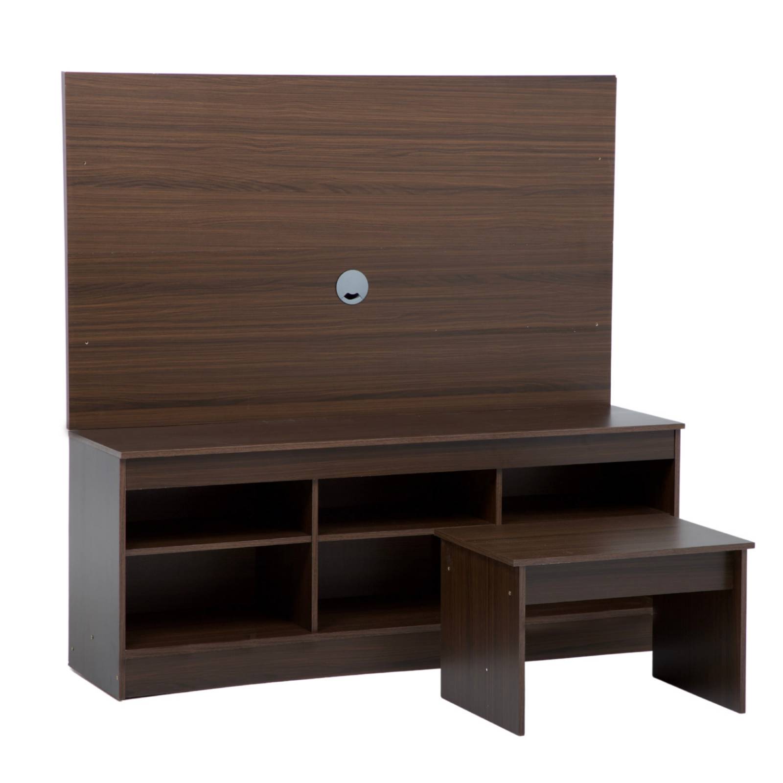 Mueble Para Tv Modular Repisas + Mesa De Centro Juego Sala 