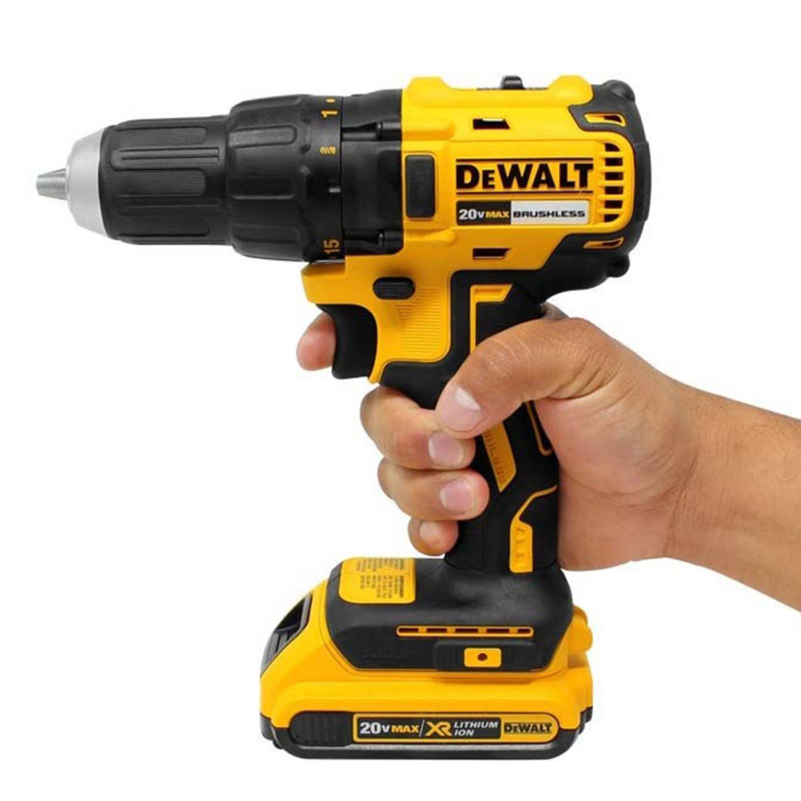 Taladro Dewalt Atornillador 1/2 Brushless + Bateria Cargador 