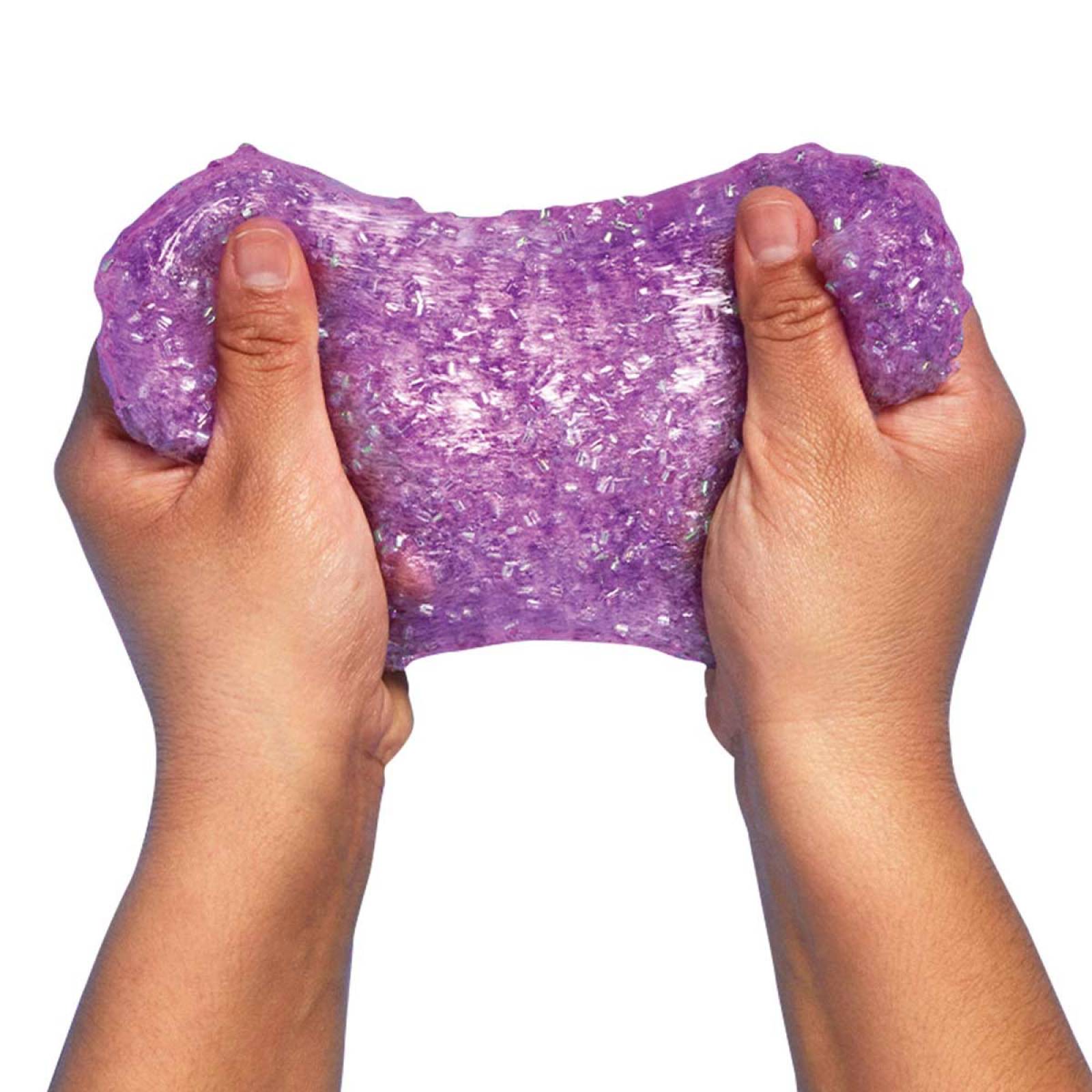 Slime Elmers Morado + Gemas De Sirena Brillos 236 ml Niñas