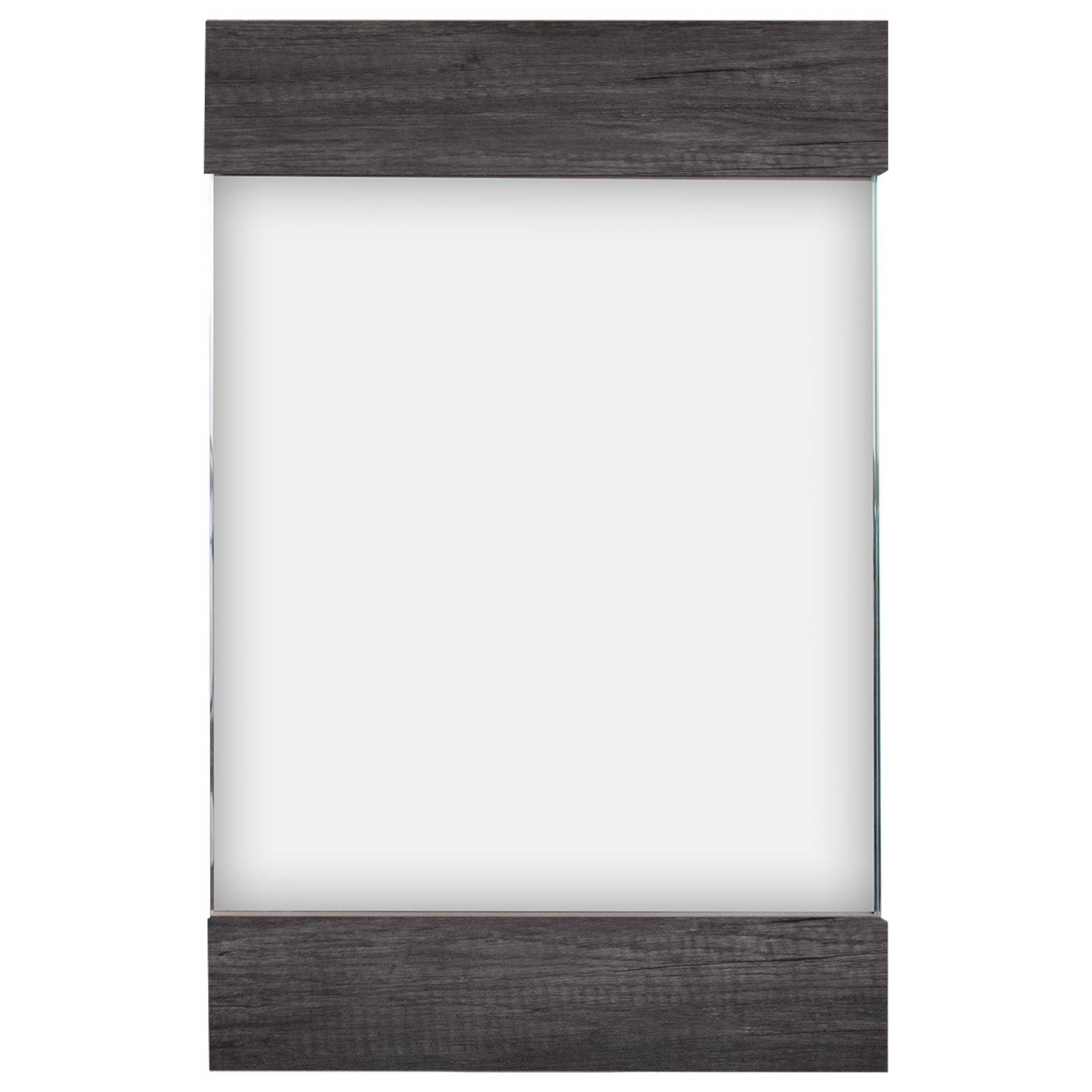 Mueble De Baño Gris Gabinete Mdf Organizador Lavabo + Espejo 