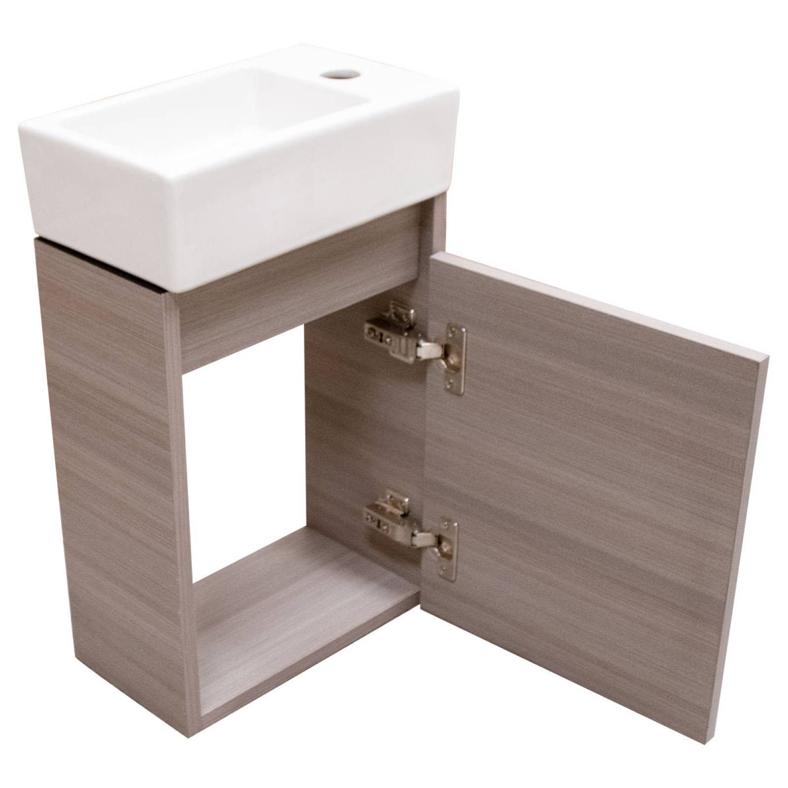 Mueble Para Baño Mdf Gabinete Canela Mini Organizador Lavabo 
