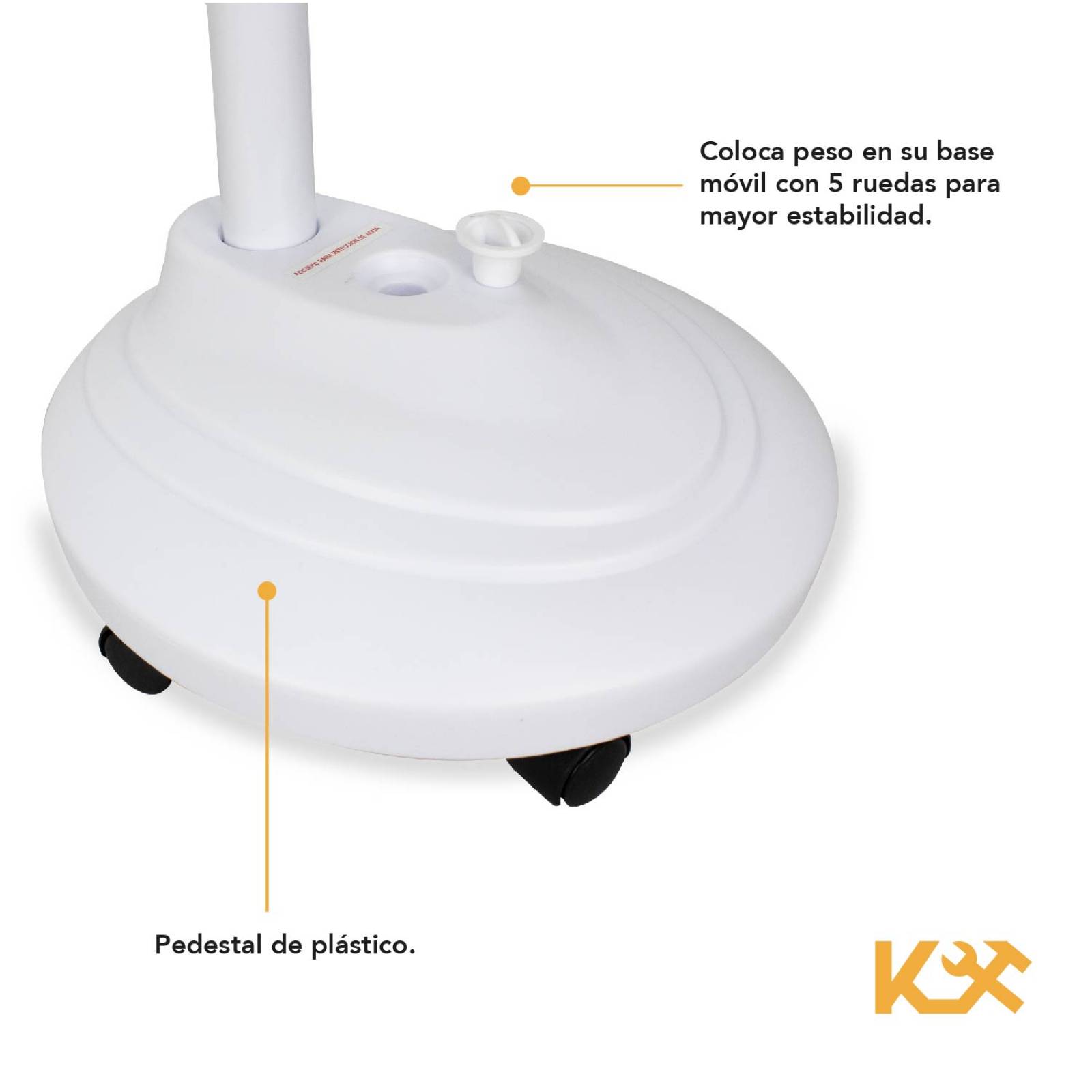 Lupa Lampara Estetica Pedestal 8x Spa Facial Faciales De Led