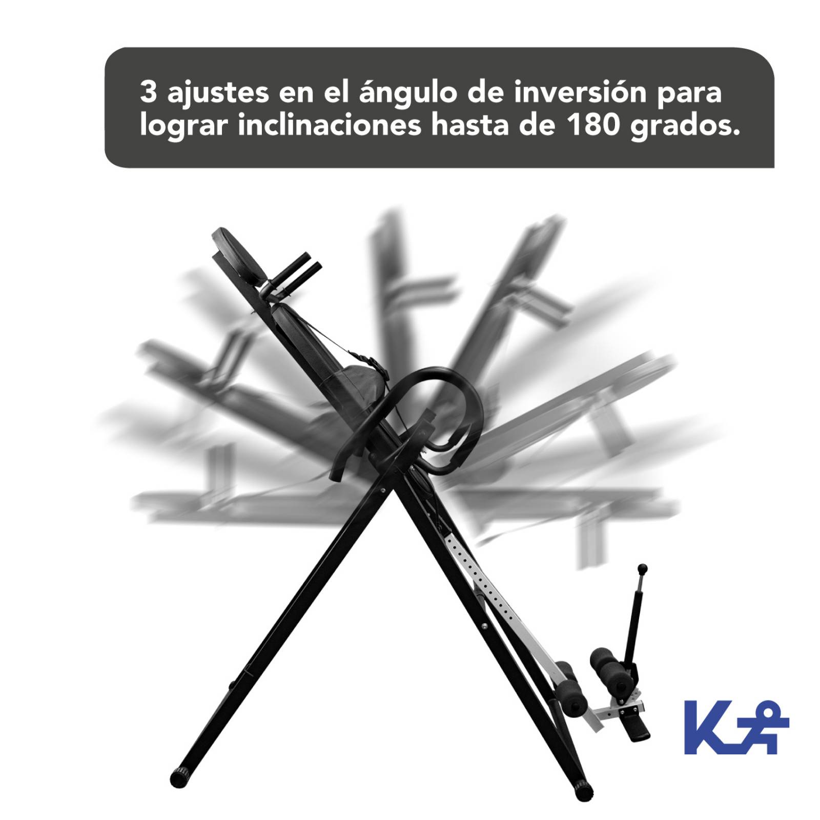 Tabla Inversion Cinturon Seguridad Terapia Espalda Columna Negro