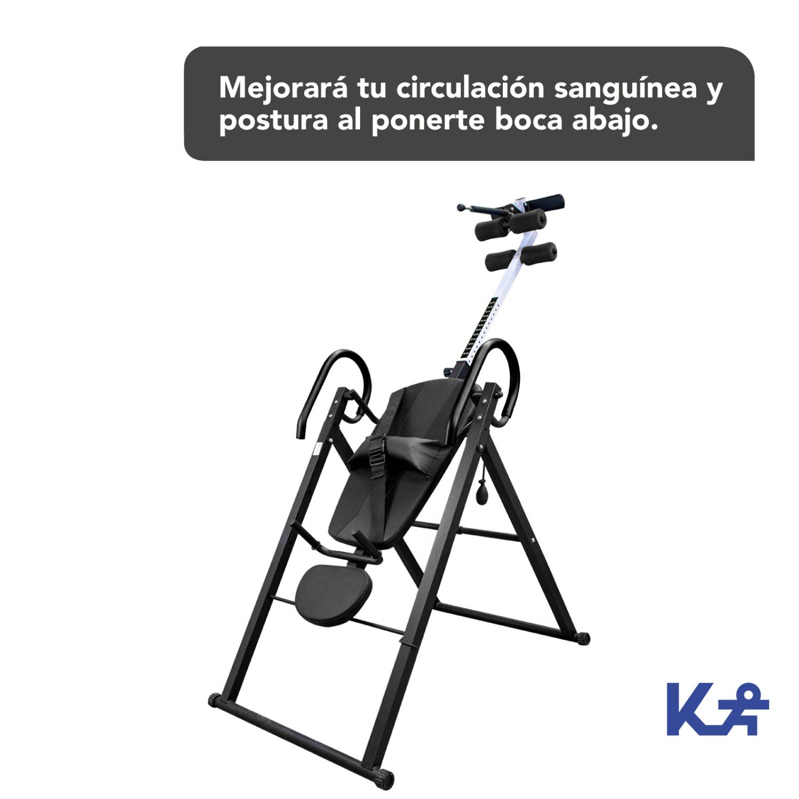 Tabla Inversion Cinturon Seguridad Terapia Espalda Columna Negro