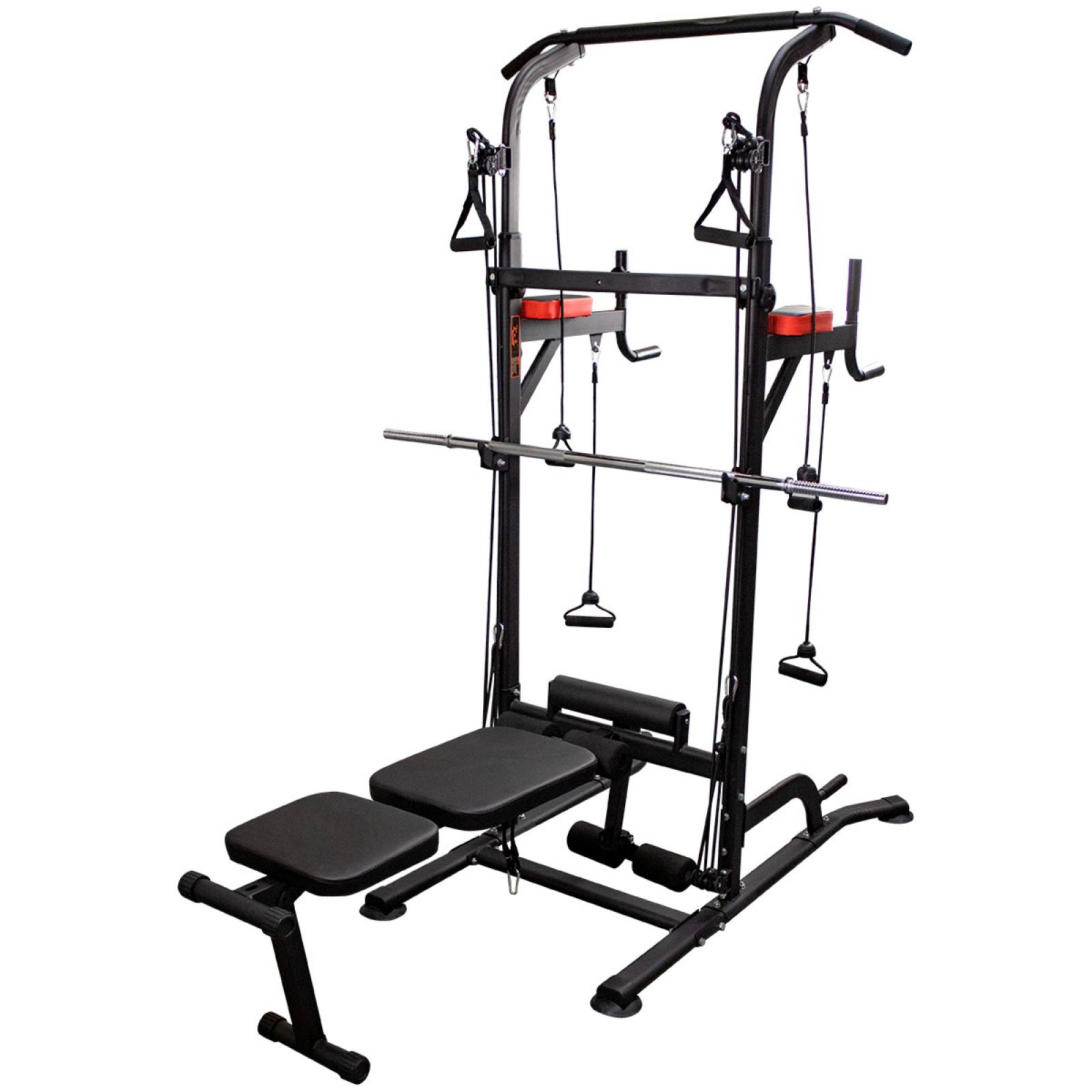 Multiestacion Ejercicio Banco Abdominales Fondos Pesas Press 