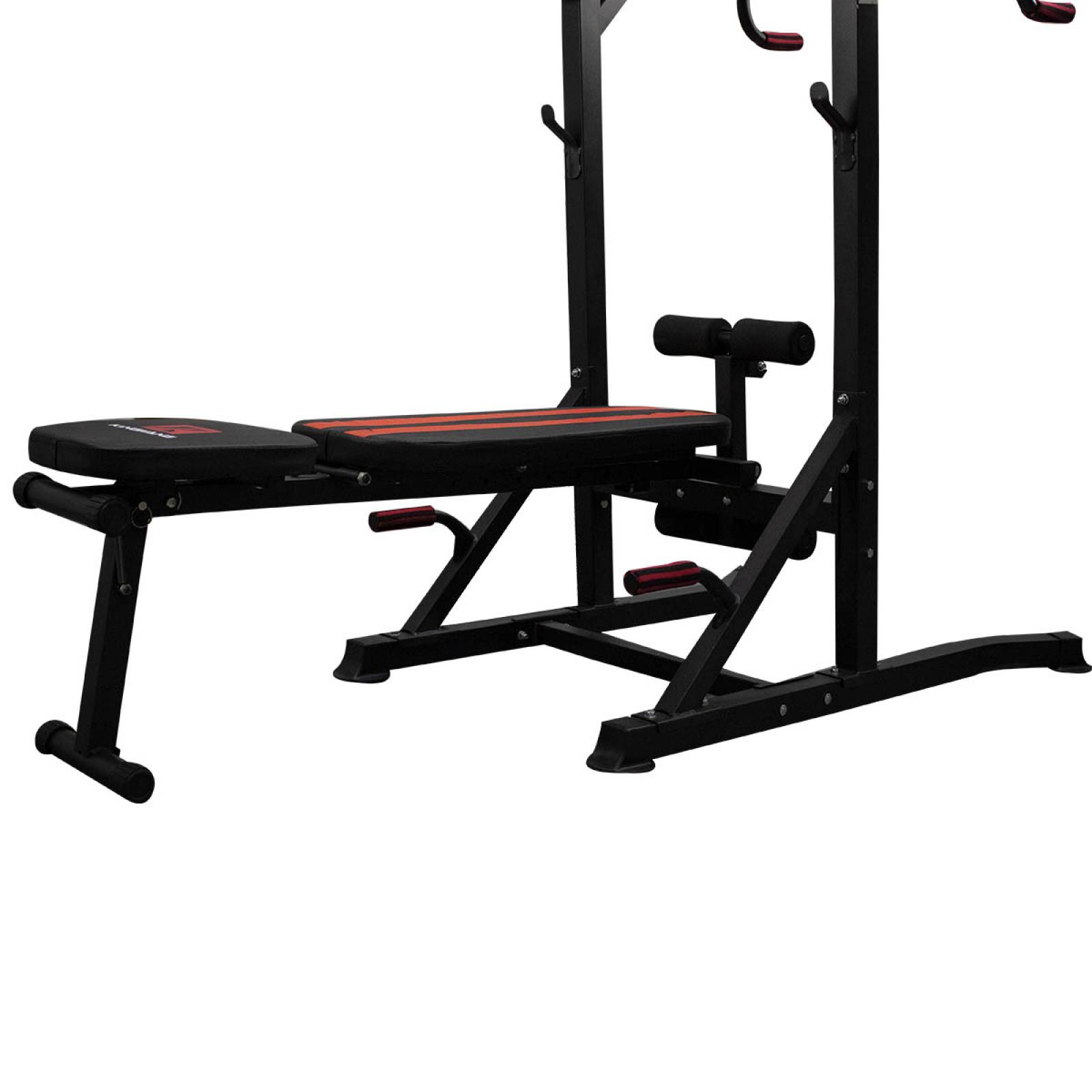 Torre Dominadas Banco Multiposiciones De Pesas Ejercicio Gym 