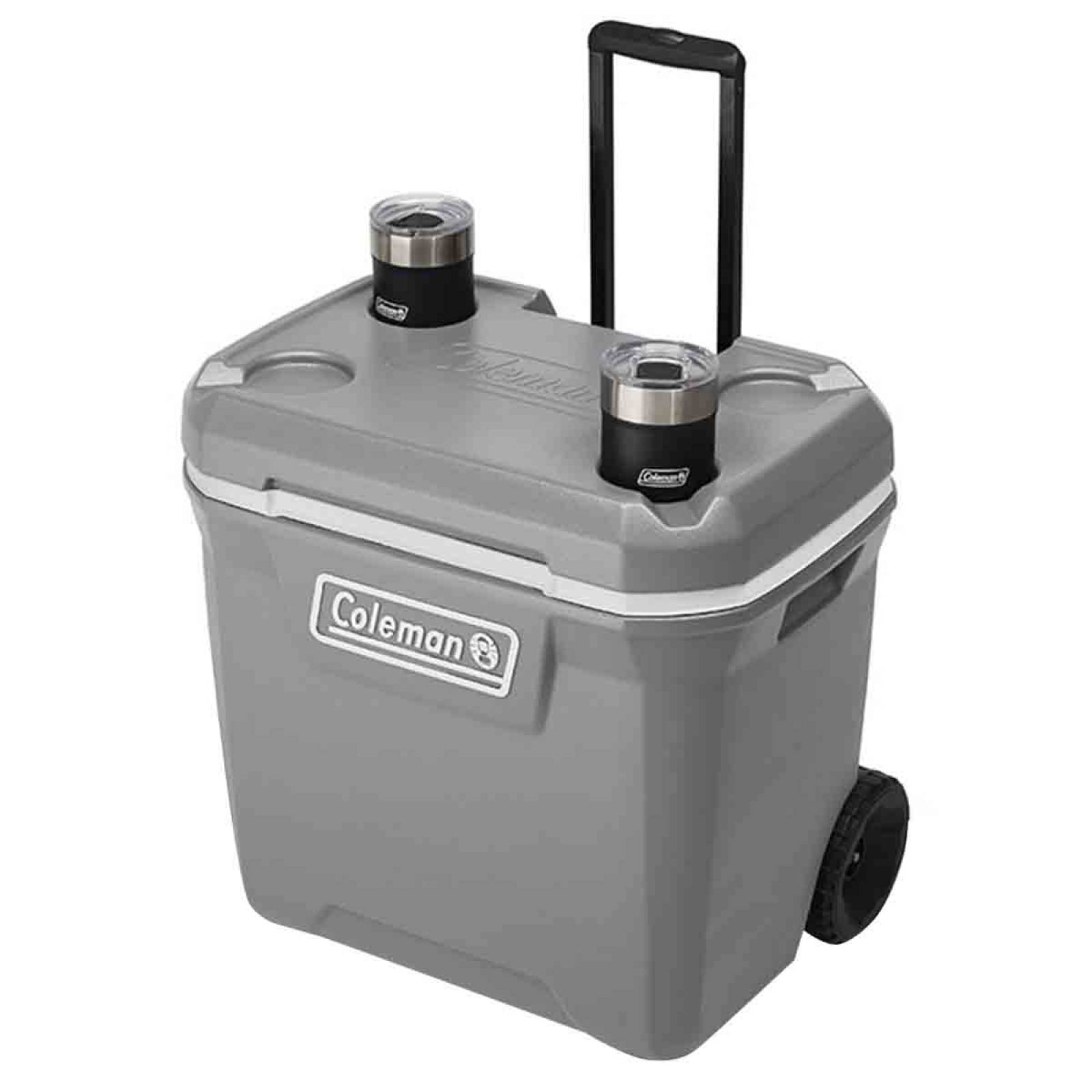 Hielera Coleman 61lts Nevera Ruedas Camping Enfriador 65 Qt 