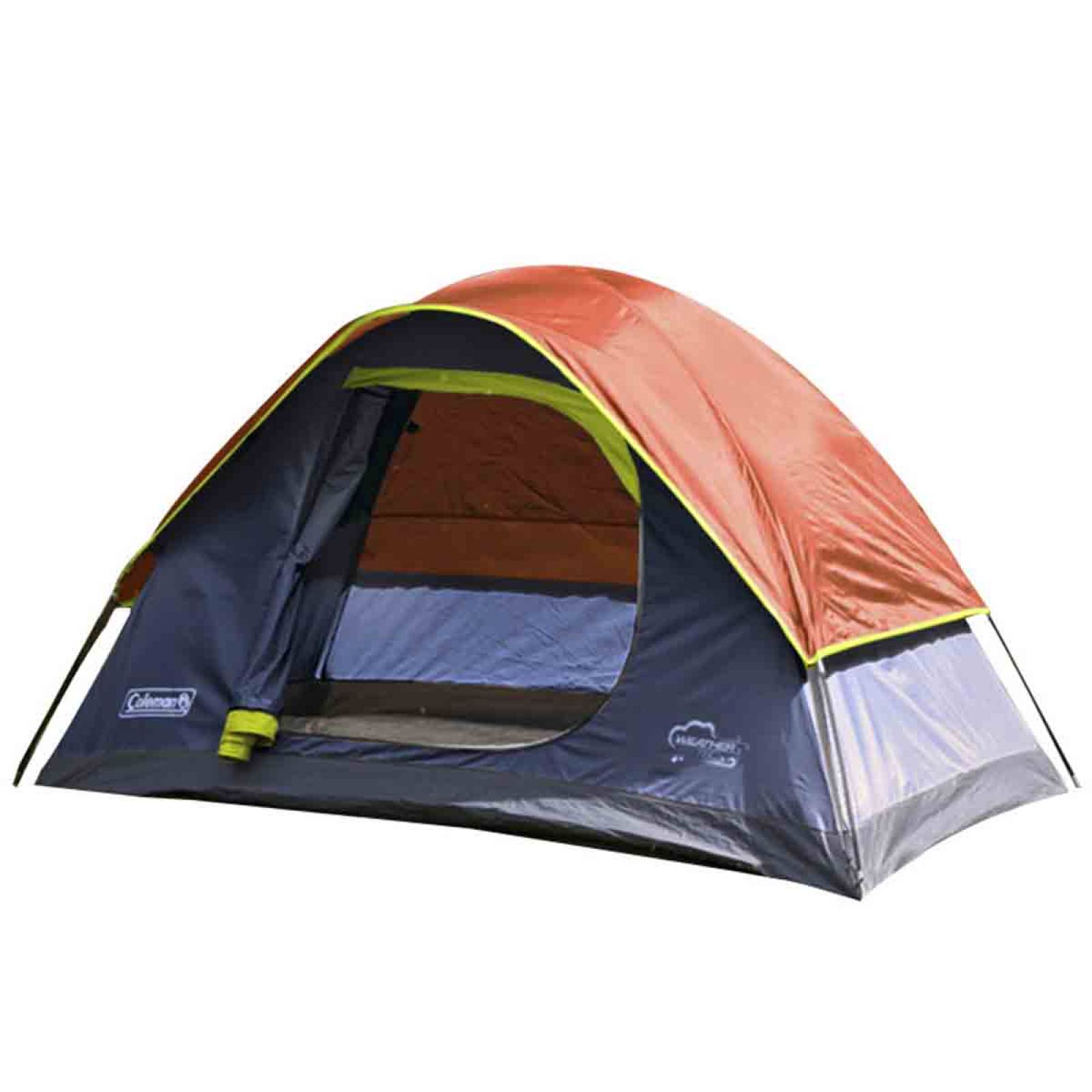 Tienda Casa De Campaña 2 Personas Acampar Portatil Coleman