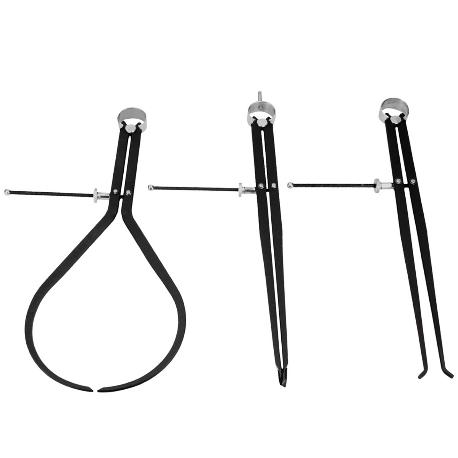 Juego Compas Interior Exterior Punta Divisor Kit 3Pzas Urrea