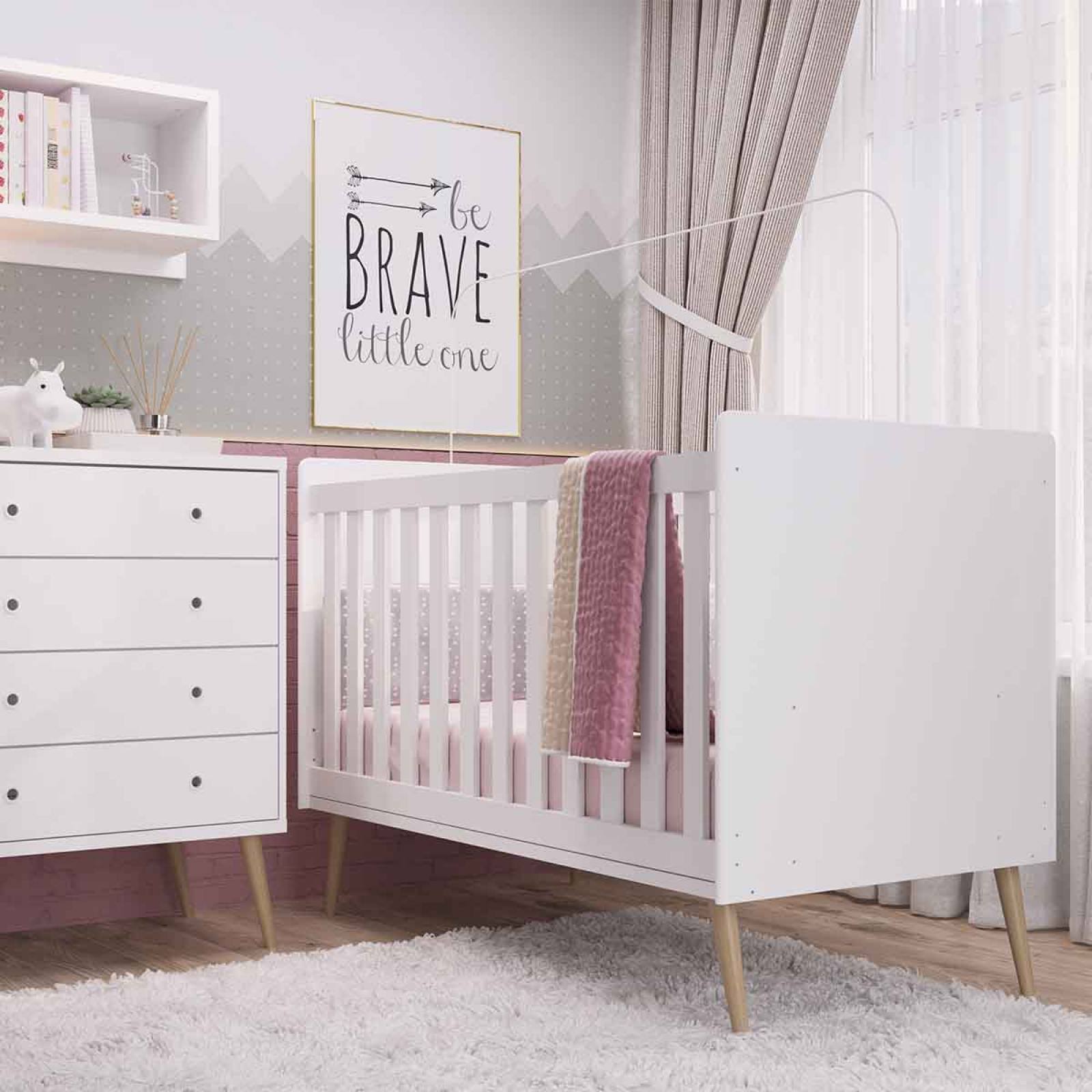 Cuna Colecho 3 En 1 Cama Infantil Base Para Bebe Niños 133cm 