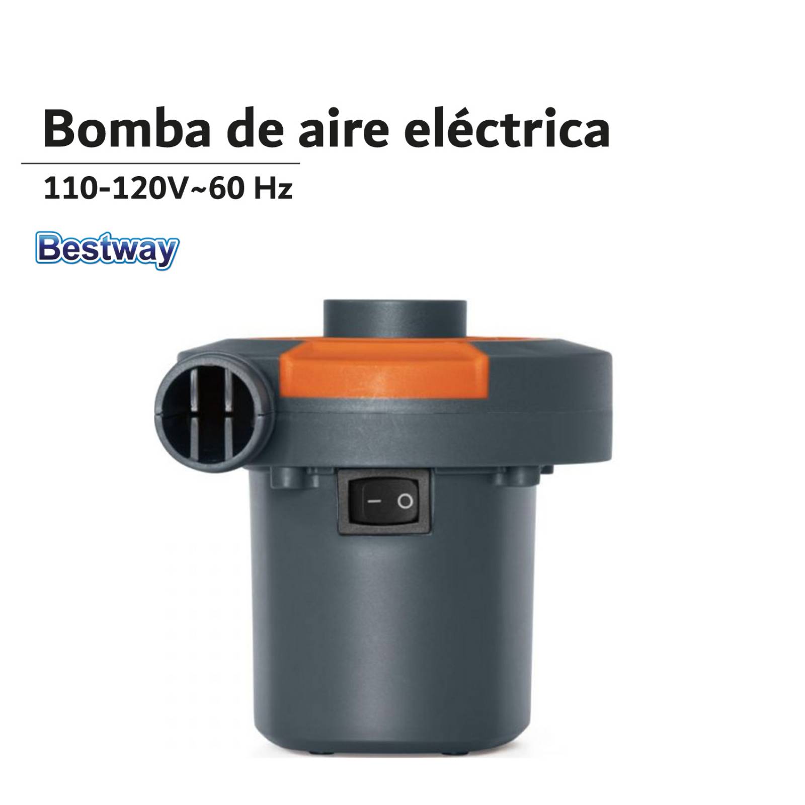 Bomba Aire Eléctrica Inflar Colchon Alberca Infable Bestway