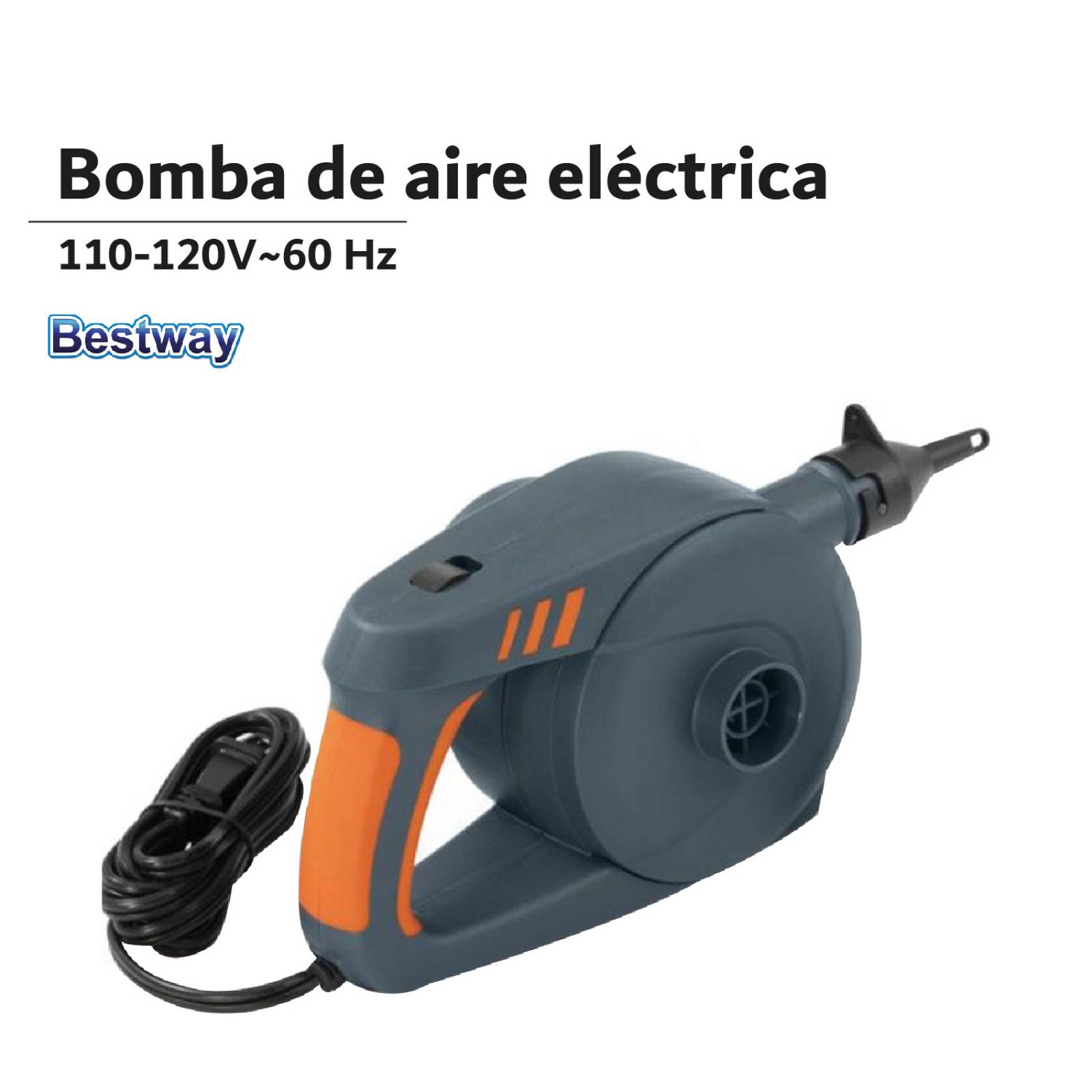 Bomba de aire portátil con batería 4D, bomba de aire eléctrica para  colchón, inflables, piscina, juguetes de playa, bomba de aire de viaje para