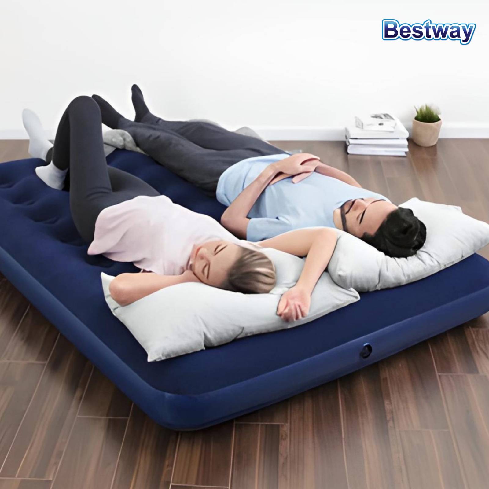 Colchón Inflable Matrimonial Con Bomba Aire Pavillo Bestway