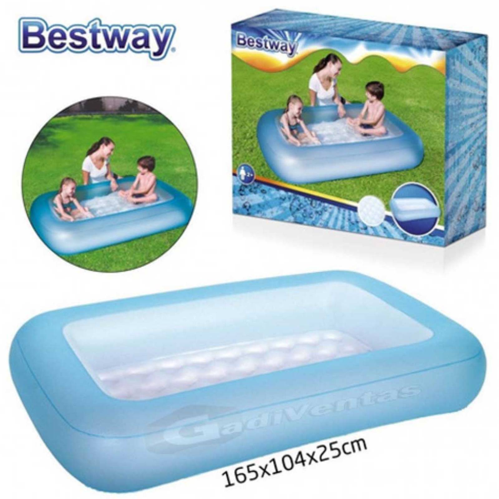 Alberca Inflable Piscina Infantil Niños Rectangular Bestway