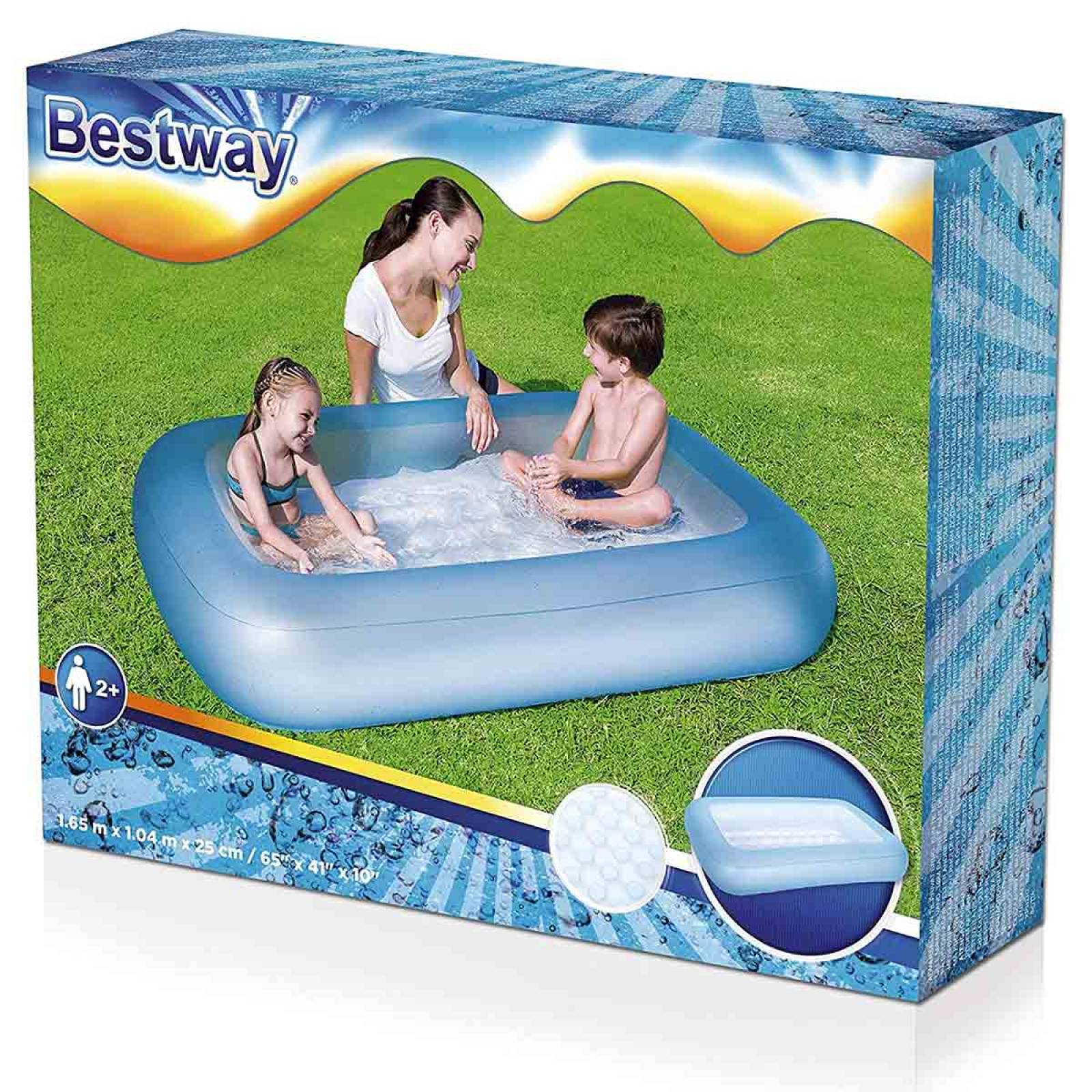 Alberca Inflable Piscina Infantil Niños Rectangular Bestway