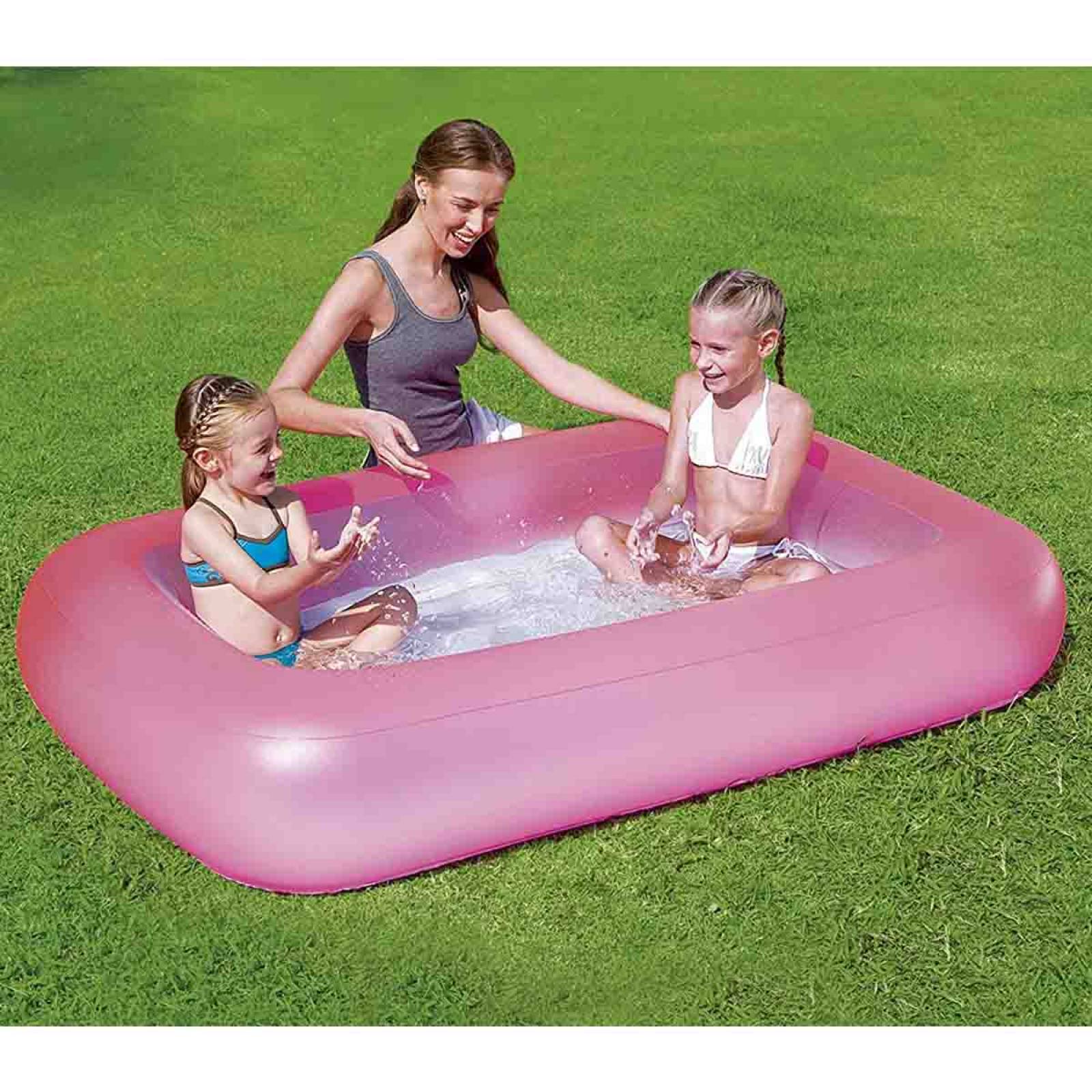 Alberca Inflable Piscina Infantil Niños Rectangular Bestway