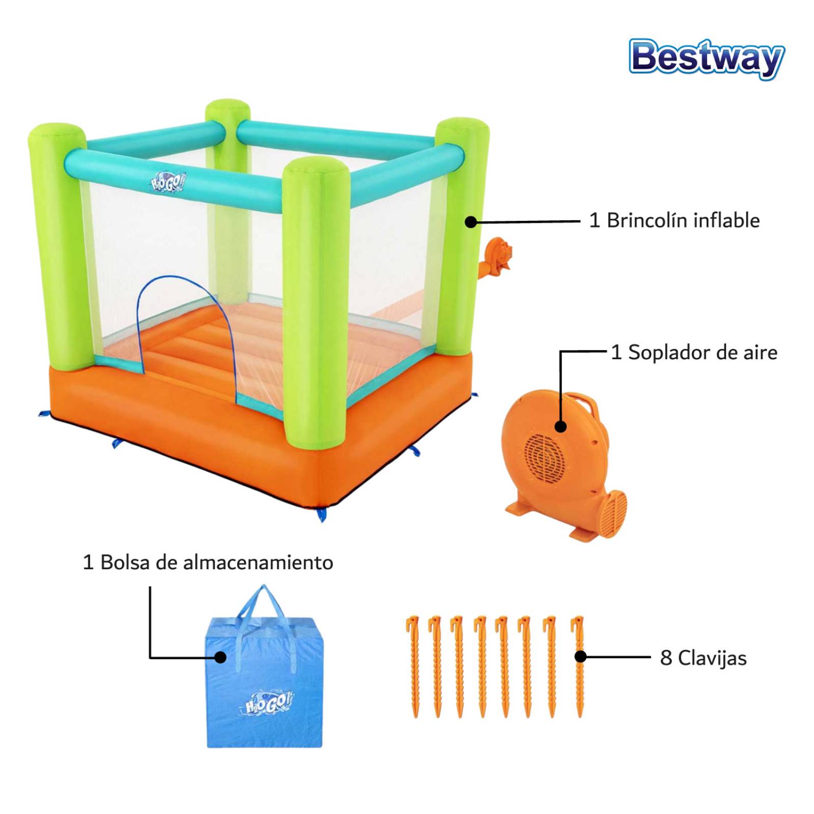Brincolin Inflable Trampolin Juego Parque Diversion Bestway