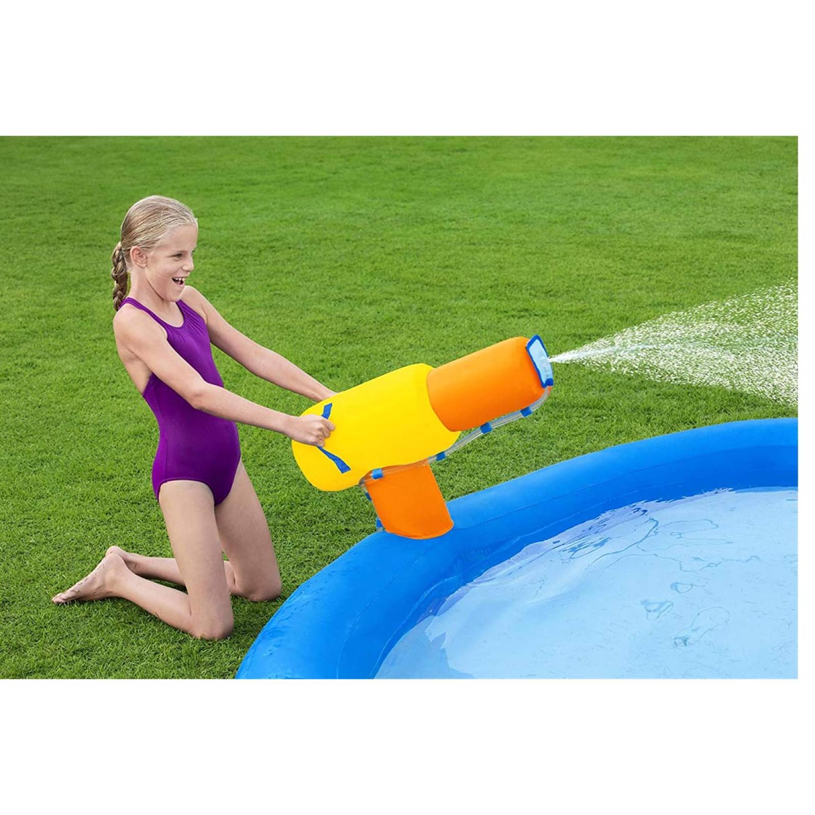 Juego Inflable Parque Acuatico Alberca Con Tobogán Bestway