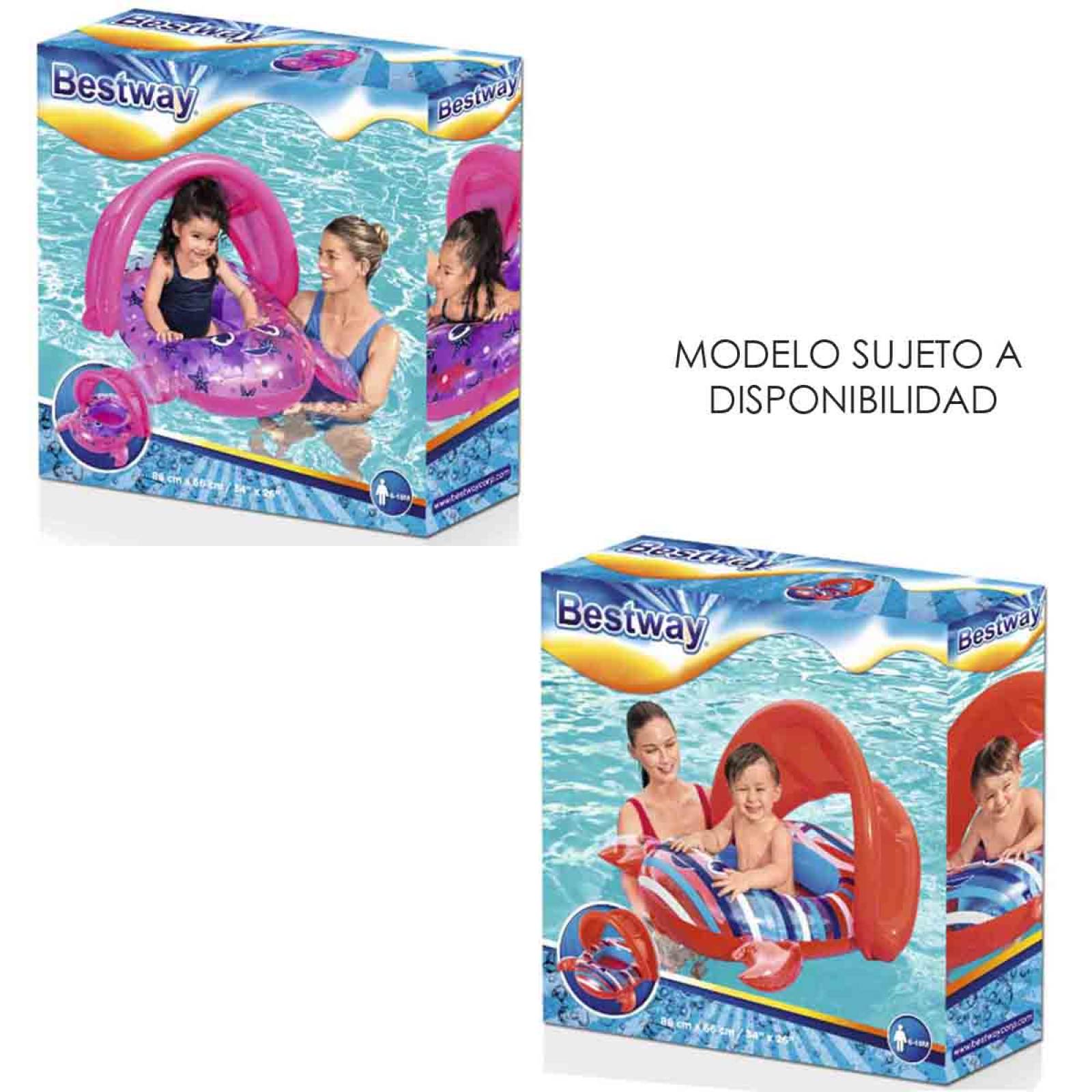 Flotador Inflable Salvavida Para Bebe Techo Andadera Bestway