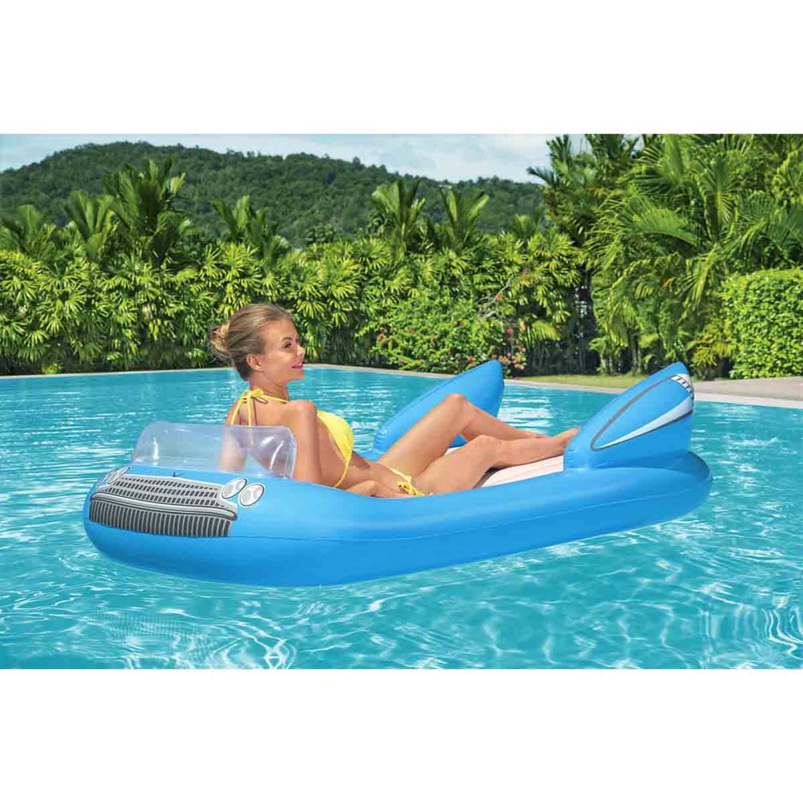 Flotador Inflable Alberca Acuatico Carro Salvavidas Bestway