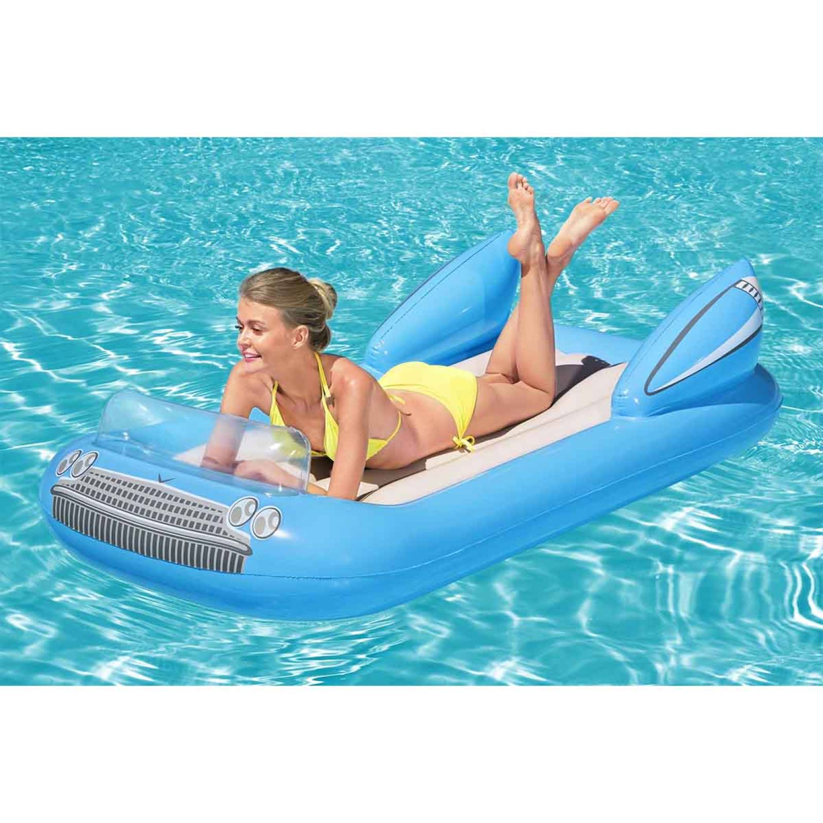 Flotador Inflable Alberca Acuatico Carro Salvavidas Bestway