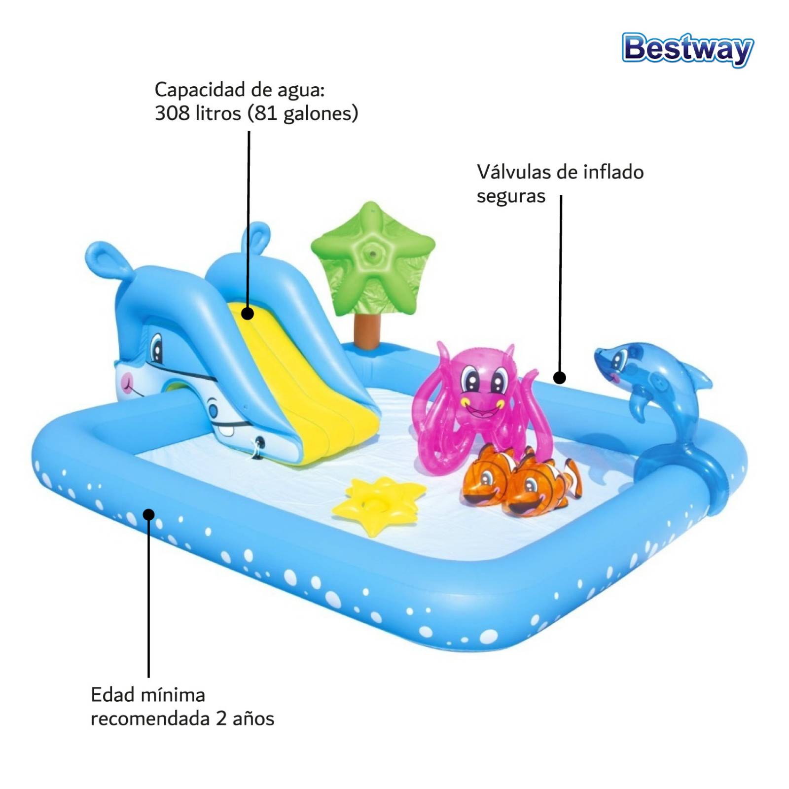 Parque Acuatico Alberca Piscina Inflable Infantil Bestway