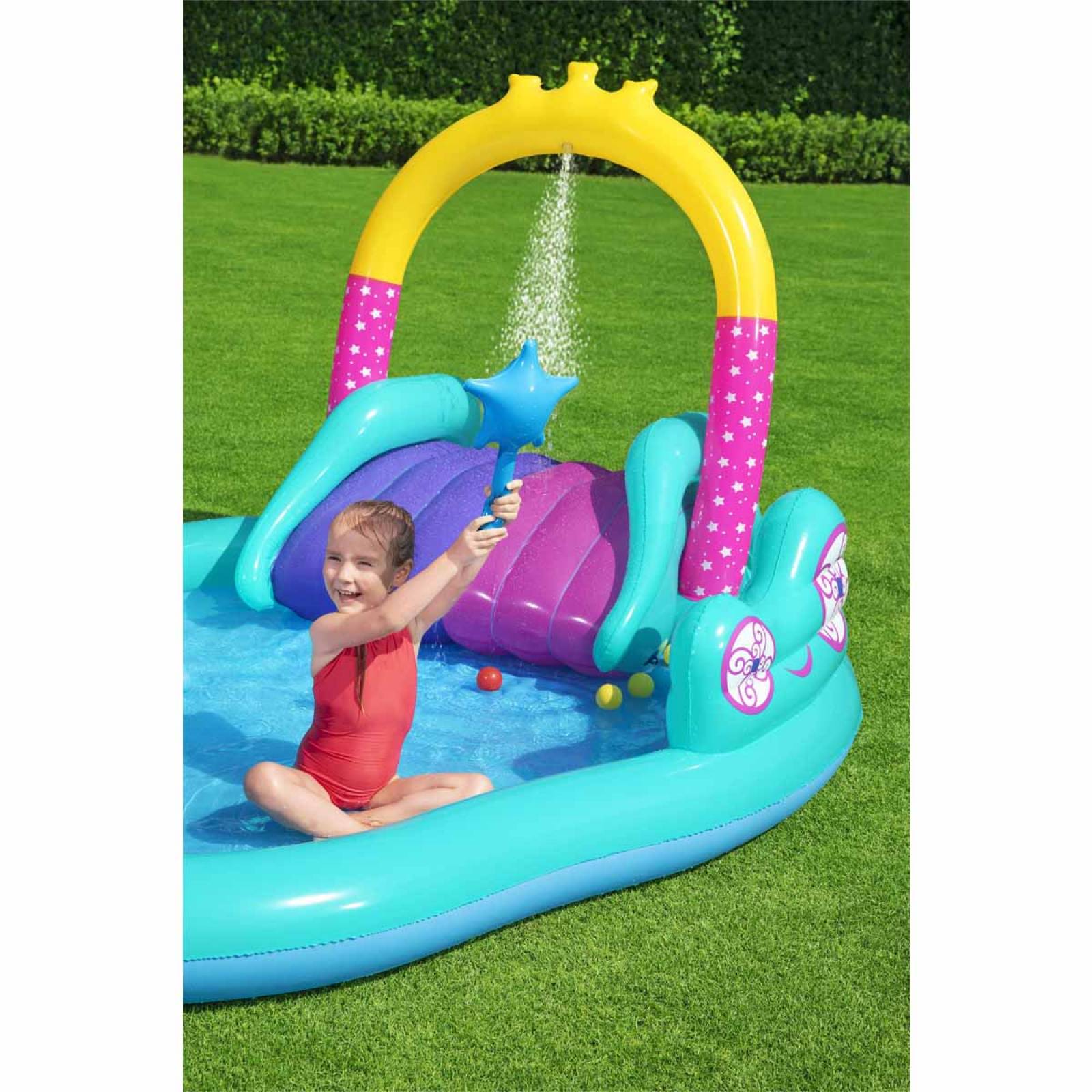 Centro De Juegos Piscina Inflable Unicornio 274cm Bestway