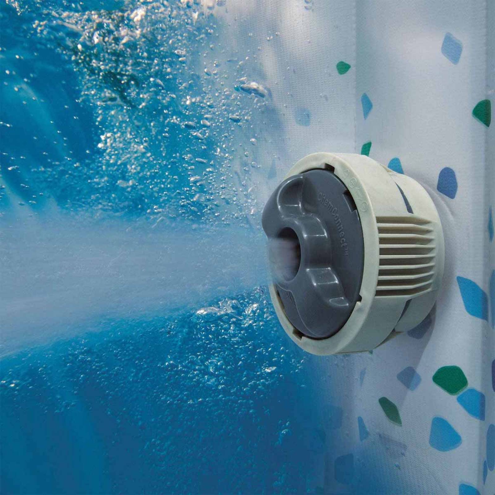 Jacuzzi Inflable Spa 7 Personas Madera Tina 180cm Bestway