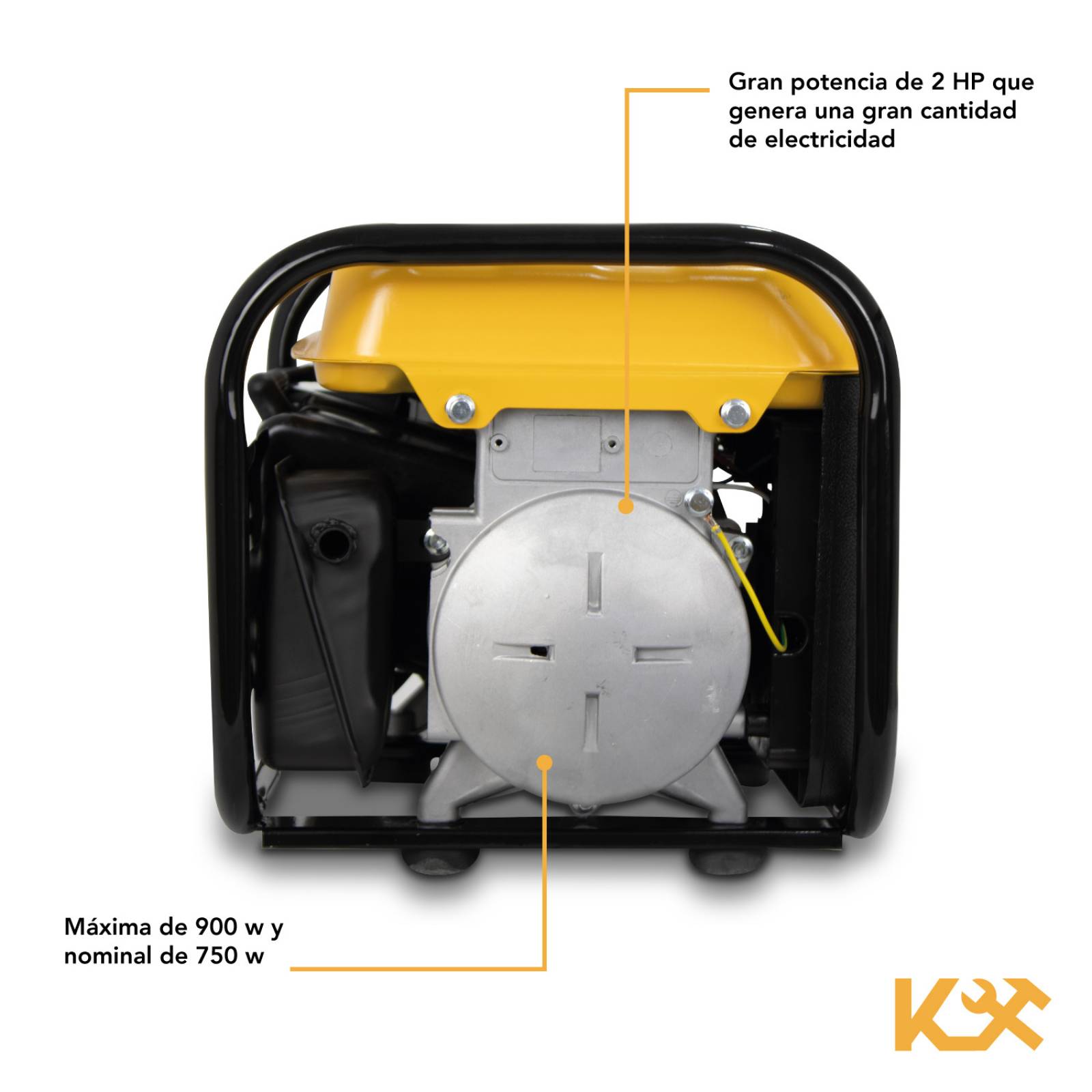 Generador Portatil A Gasolina 110v Corriente Electrica 