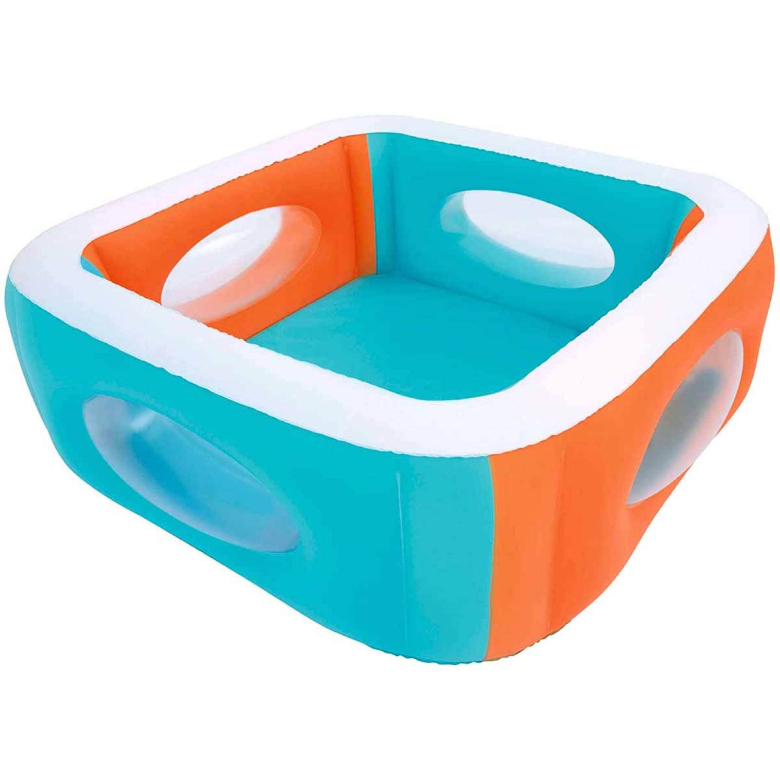 Alberca Inflable Piscina Infantil Cuadrada 168x56cm Bestway