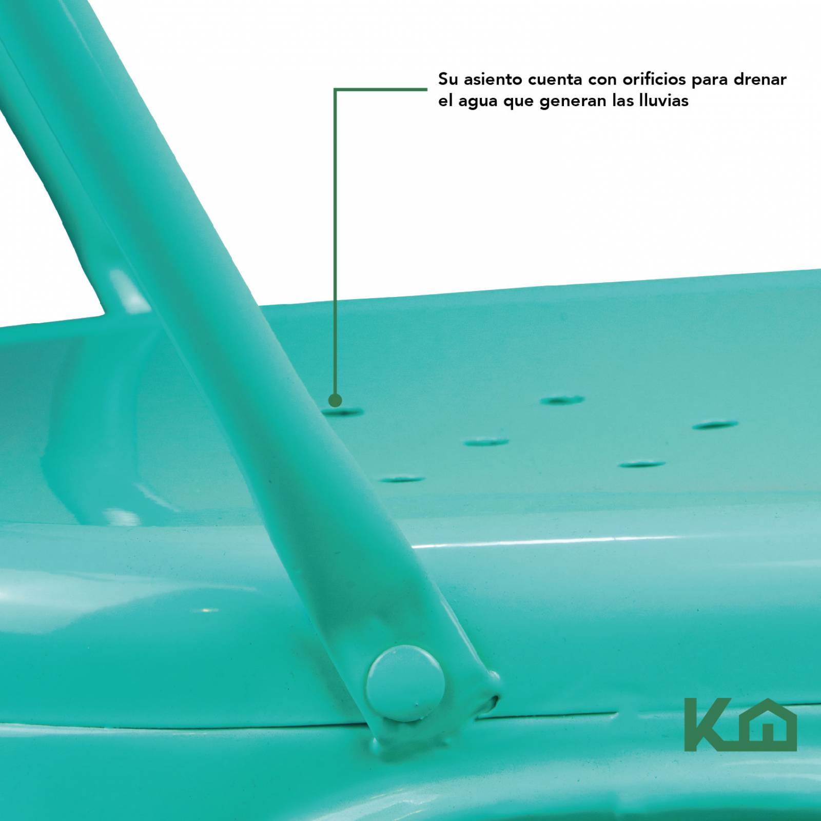 Set De 2 Sillas Tolix Color Verde Menta Vintage Minimalistas