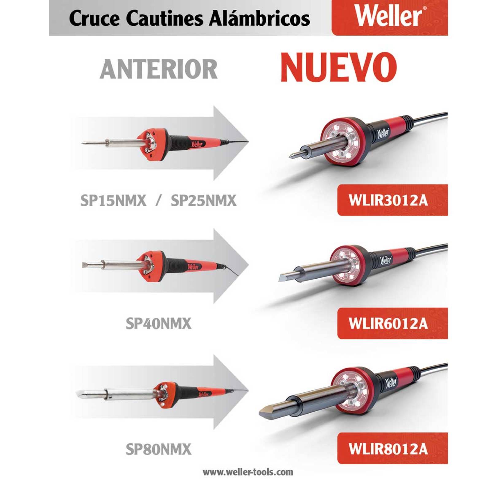 Cautin Para Soldar Profesional Portatil 30w Led 120v Weller 