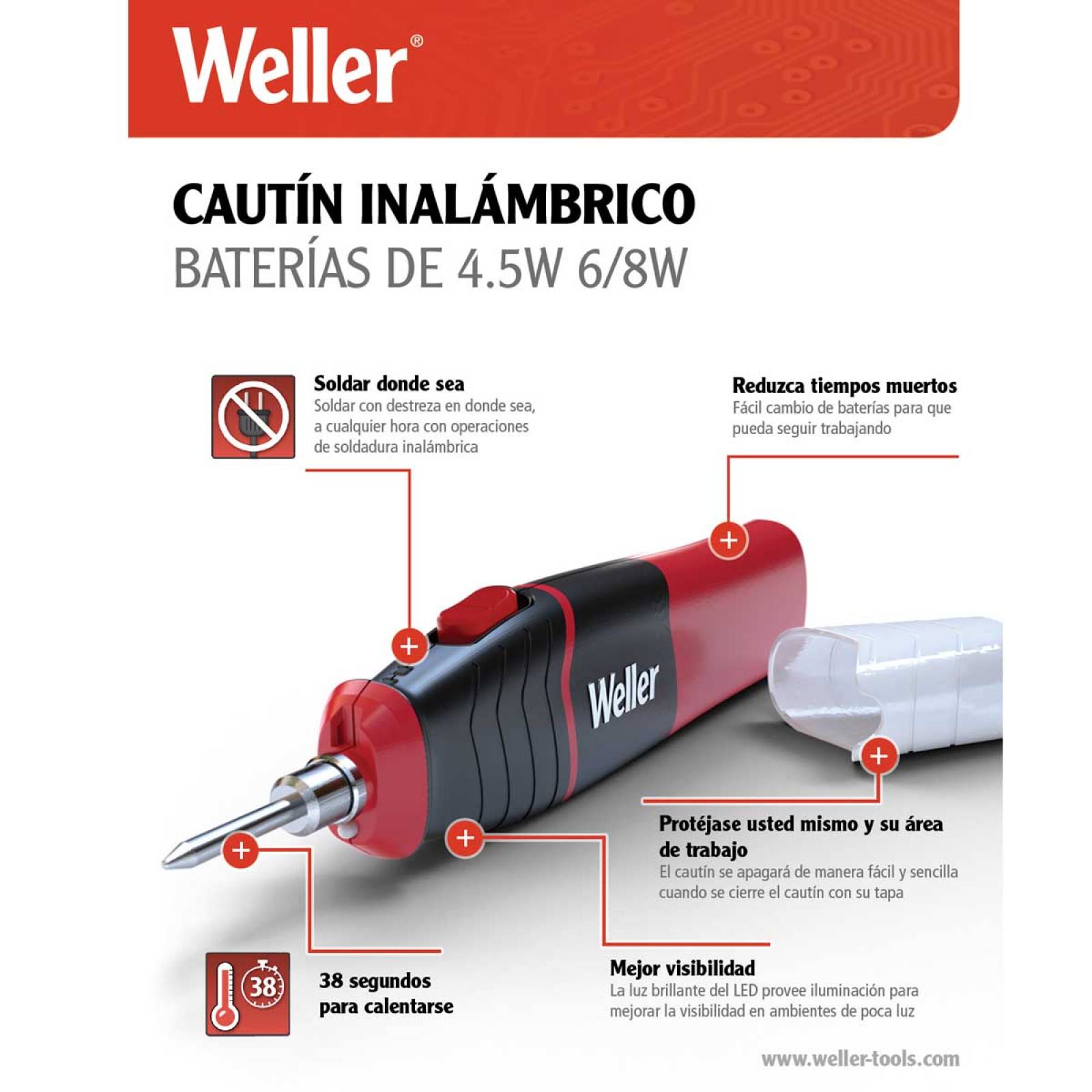 Cautin Inalambrico Profesional Para Soldar Lapiz 6/8w Weller