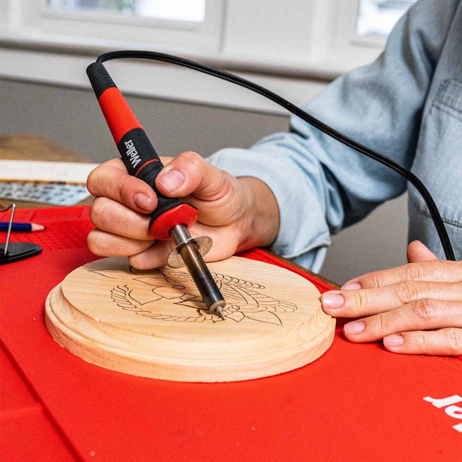 Kit De Pirograbado Para Madera Soprte 15 Piezas 120v Weller 