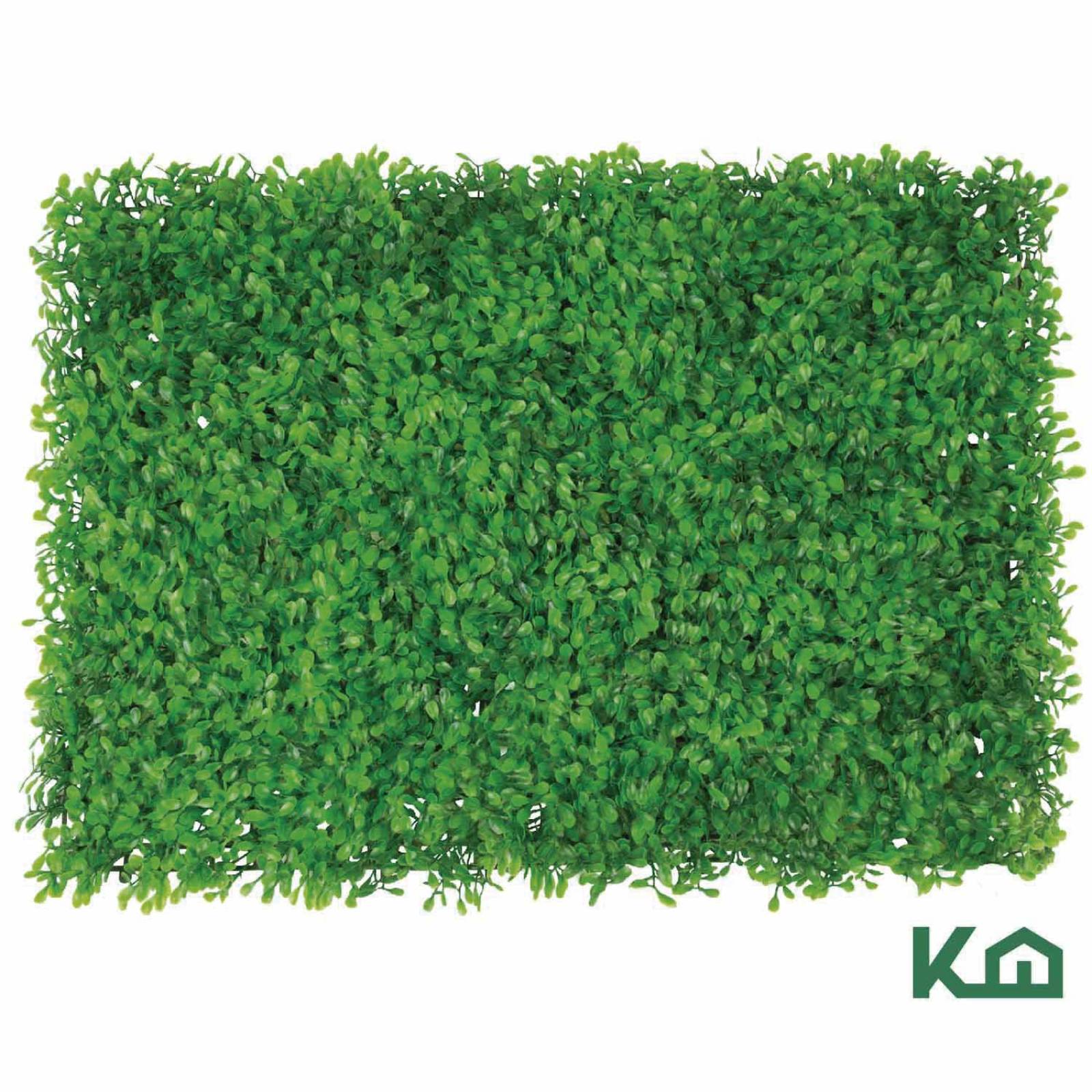 Follaje Artificial Sintetico Muro Verde 60x40cm 5 Pzas Pared 
