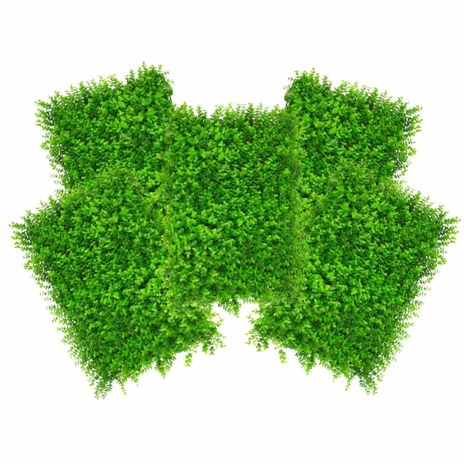 Follaje Artificial Sintetico Muro Verde 60x40cm 5 Pzs Bardas