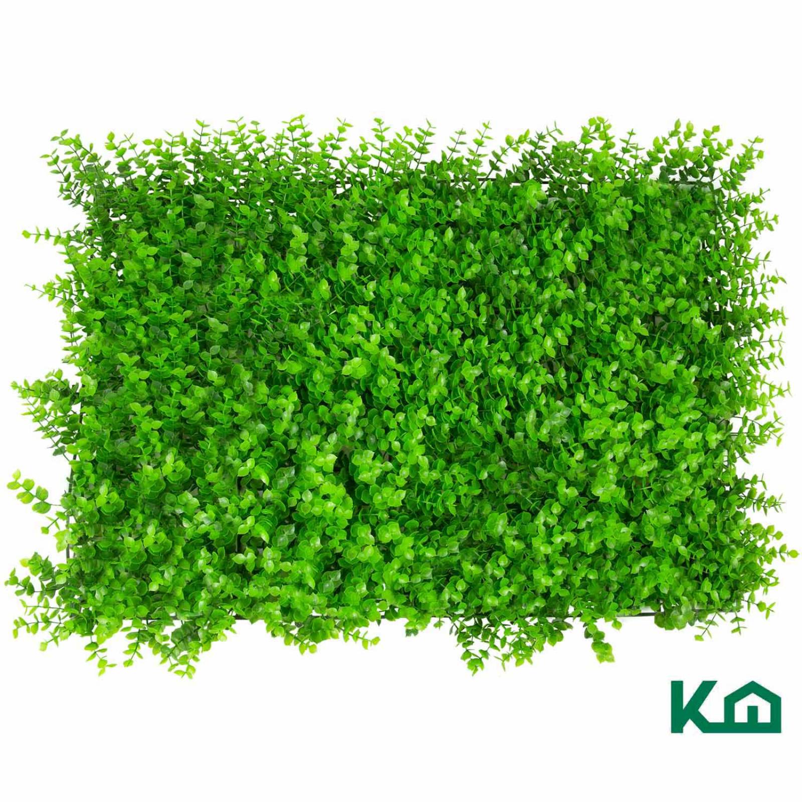 Follaje Artificial Sintetico Muro Verde 60x40cm 5 Pzs Bardas
