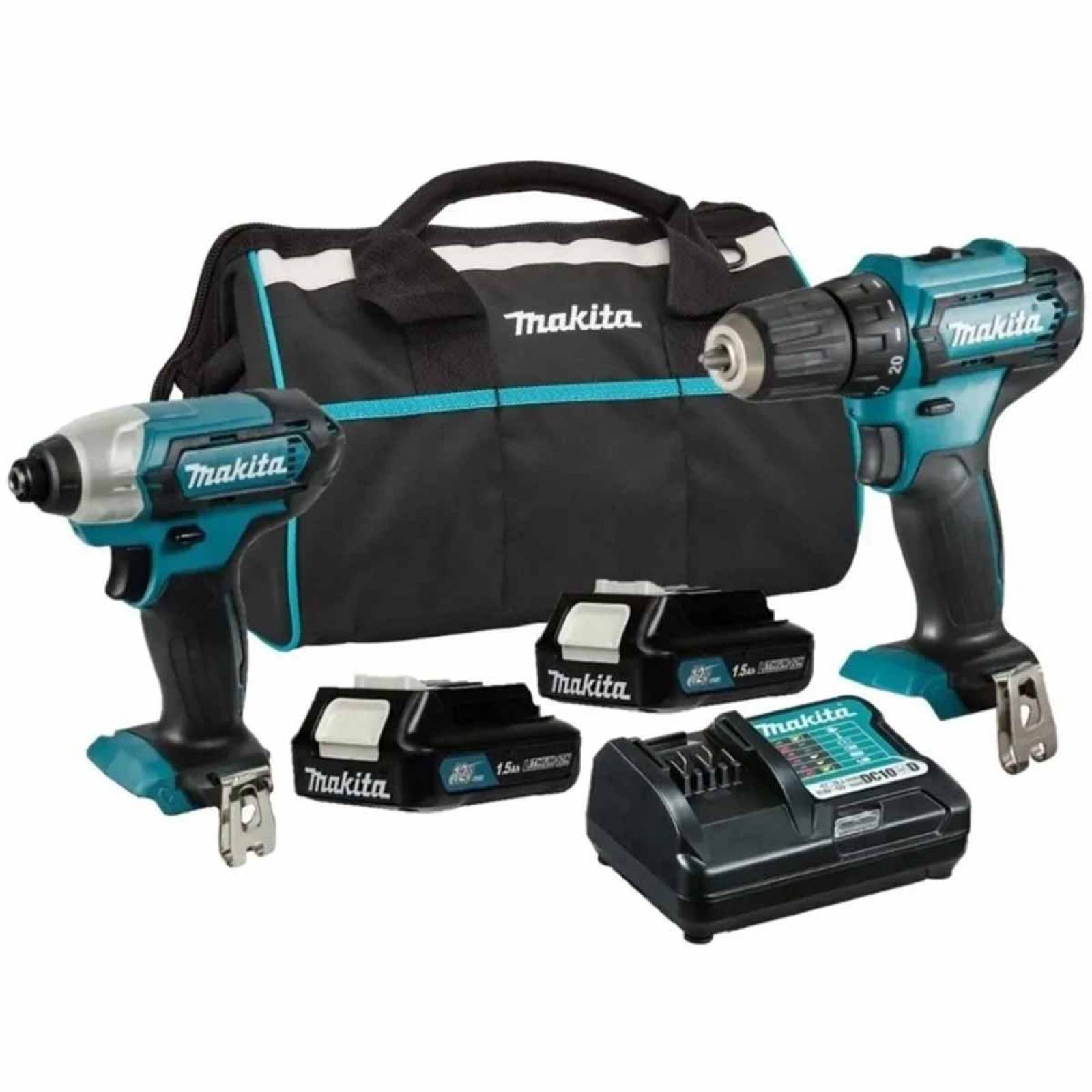 Rotomartillo Taladro Llave Imapacto Clx228 Guante Kit Brocas 