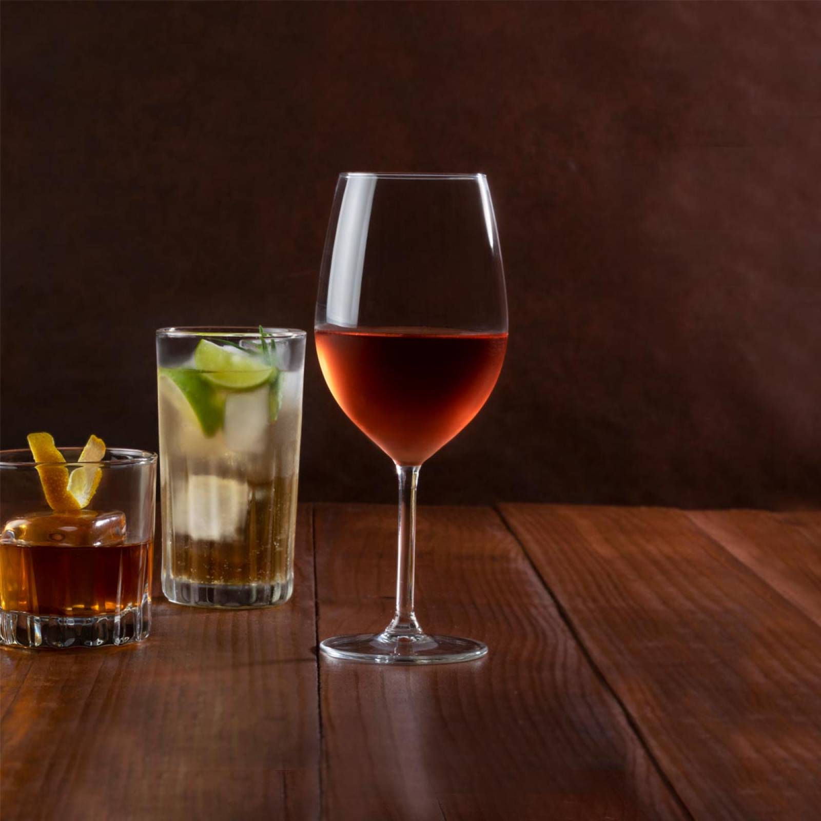 Copas De Vidrio Para Vino Boda Brindis 530ml Juego 6 Pzas 