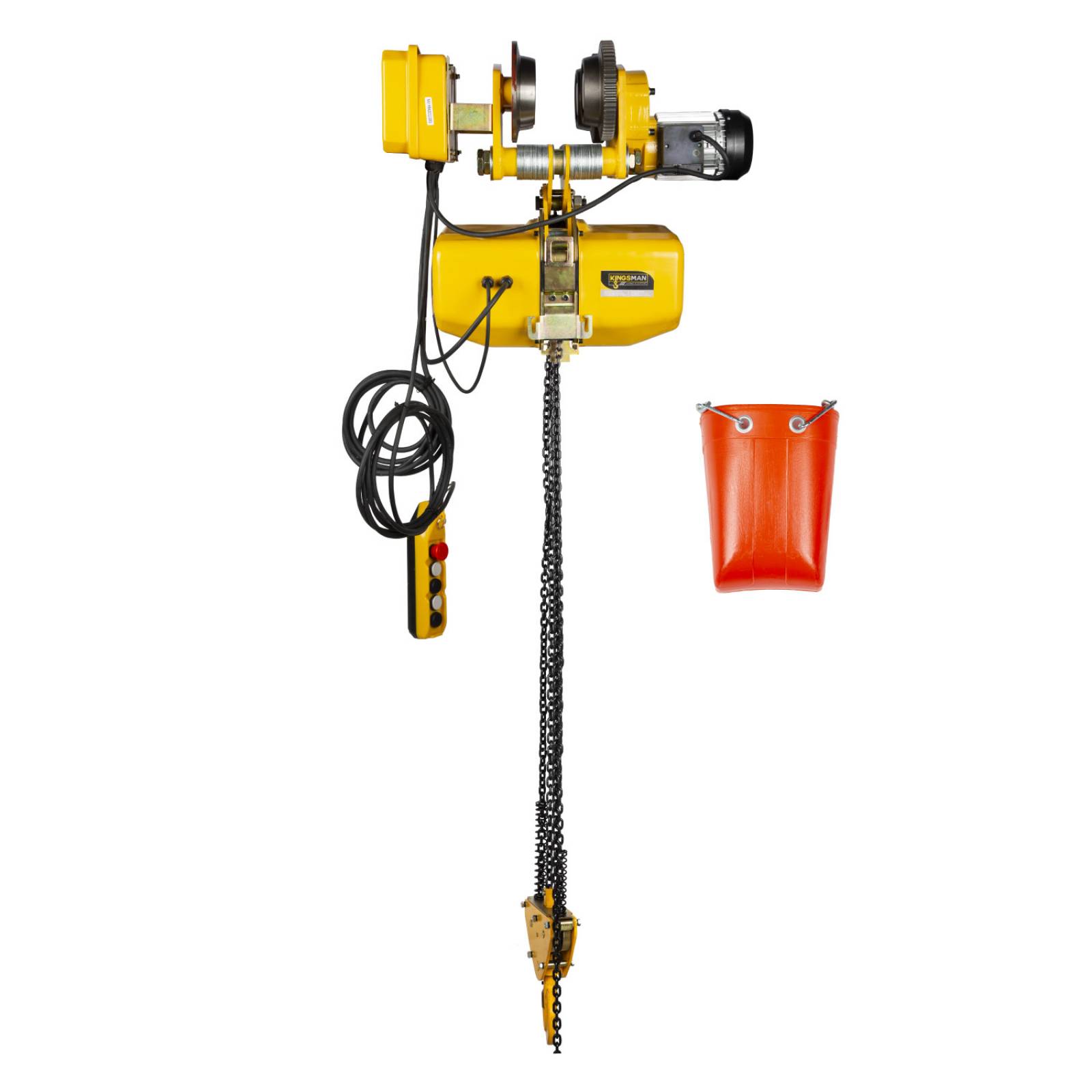 Trole Electrico Con Polipasto Electrico de Cadena de 3000 Kg 220V Cadena 6 m HHDD-K3 KINGSMAN 