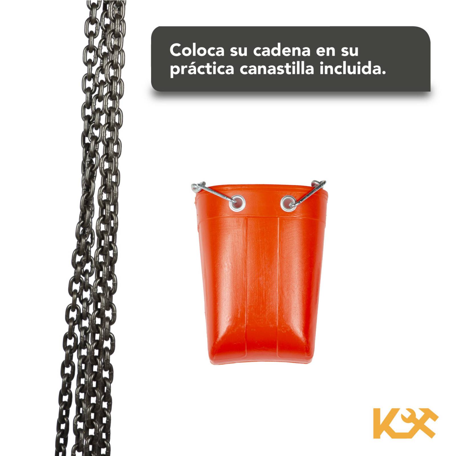 Trole Electrico Con Polipasto Electrico de Cadena de 3000 Kg 220V Cadena 6 m HHDD-K3 KINGSMAN 