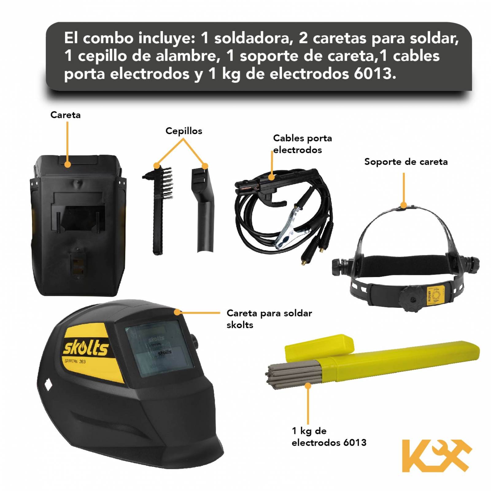 Soldadora Inverter Mini Careta Electronica Electrodos Soldar