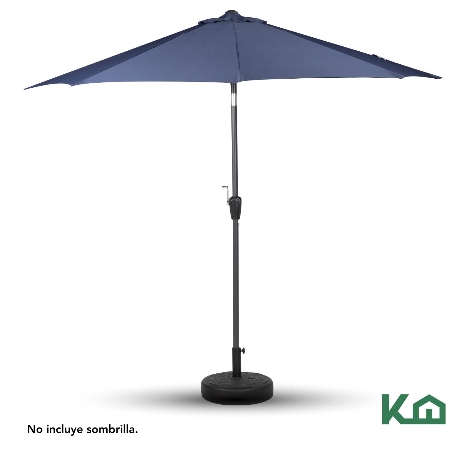 Base Para Sombrilla Jardin Hasta 2.70m Rellenable Arena Agua 