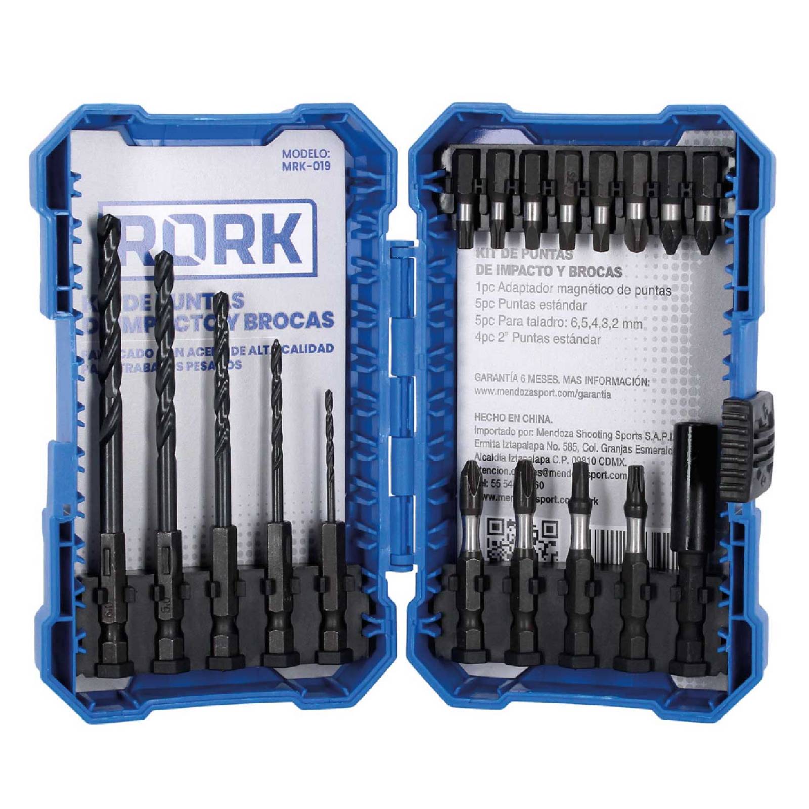 Juego Puntas De Impacto Brocas Profesional Taladro 18 Piezas