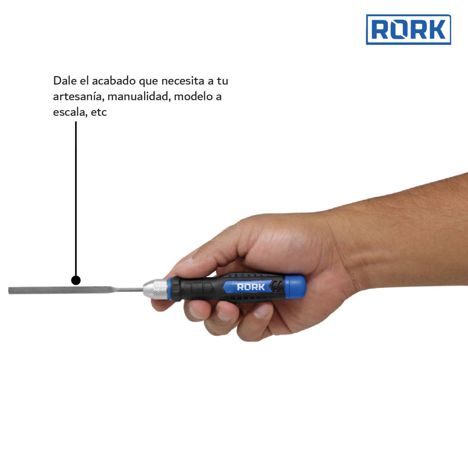 Juego Limas Aguja Precisión Joyero Con Mango Ergonimico 7pzs