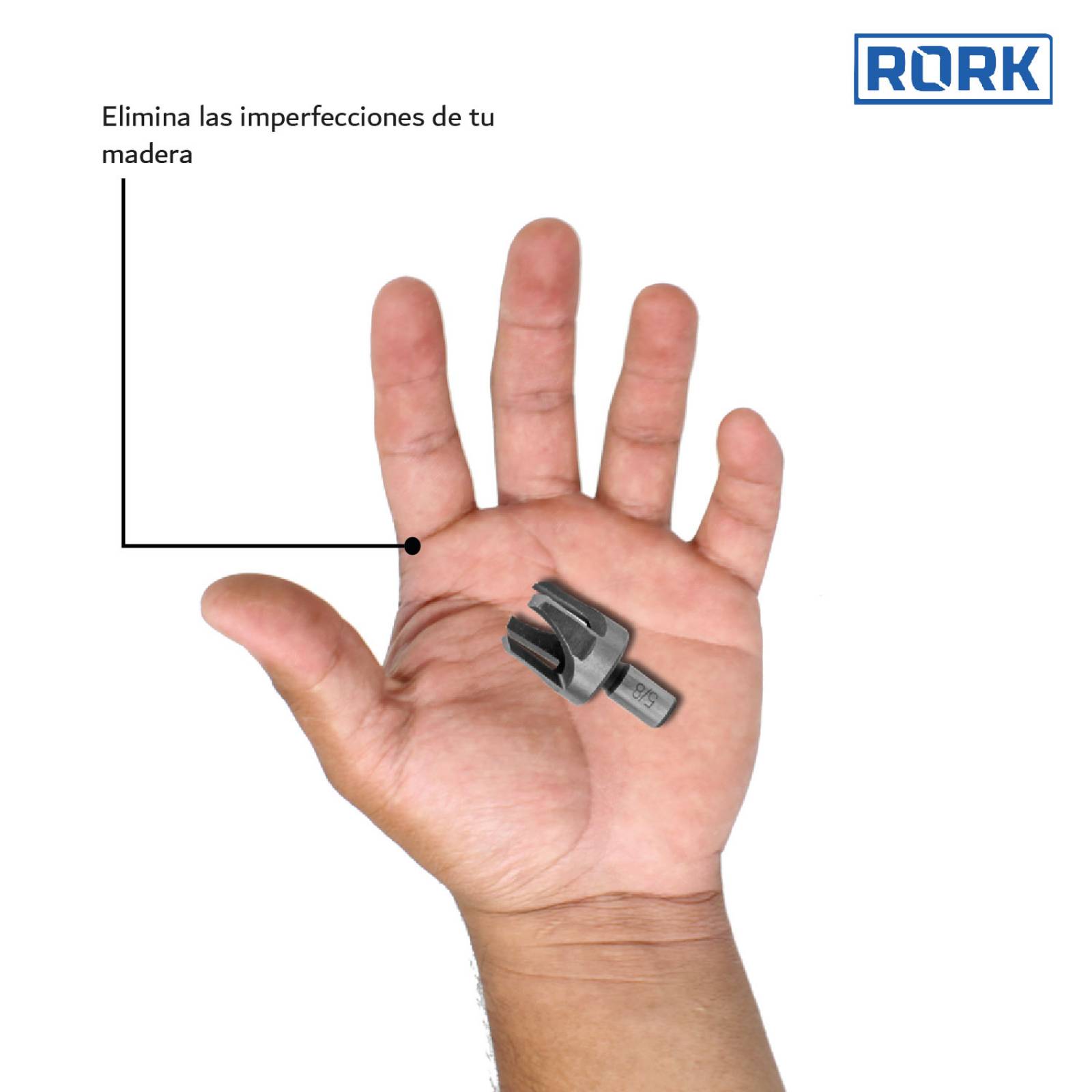 Juego Broca Sacabocado Clavacote Madera Concavo Carpintero 