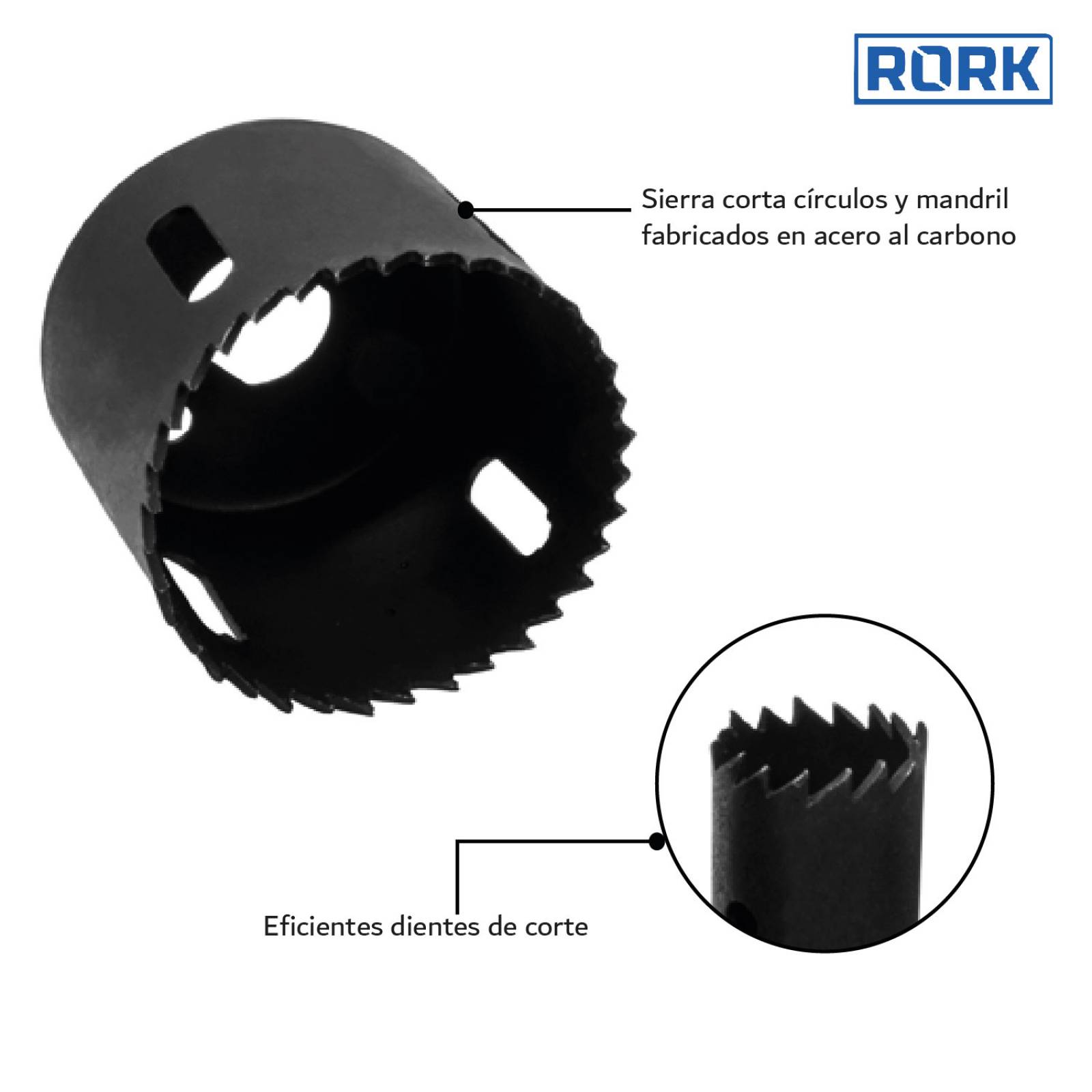 Kit Broca Instalacion Cerradura Puerta Profesional 4 Piezas 