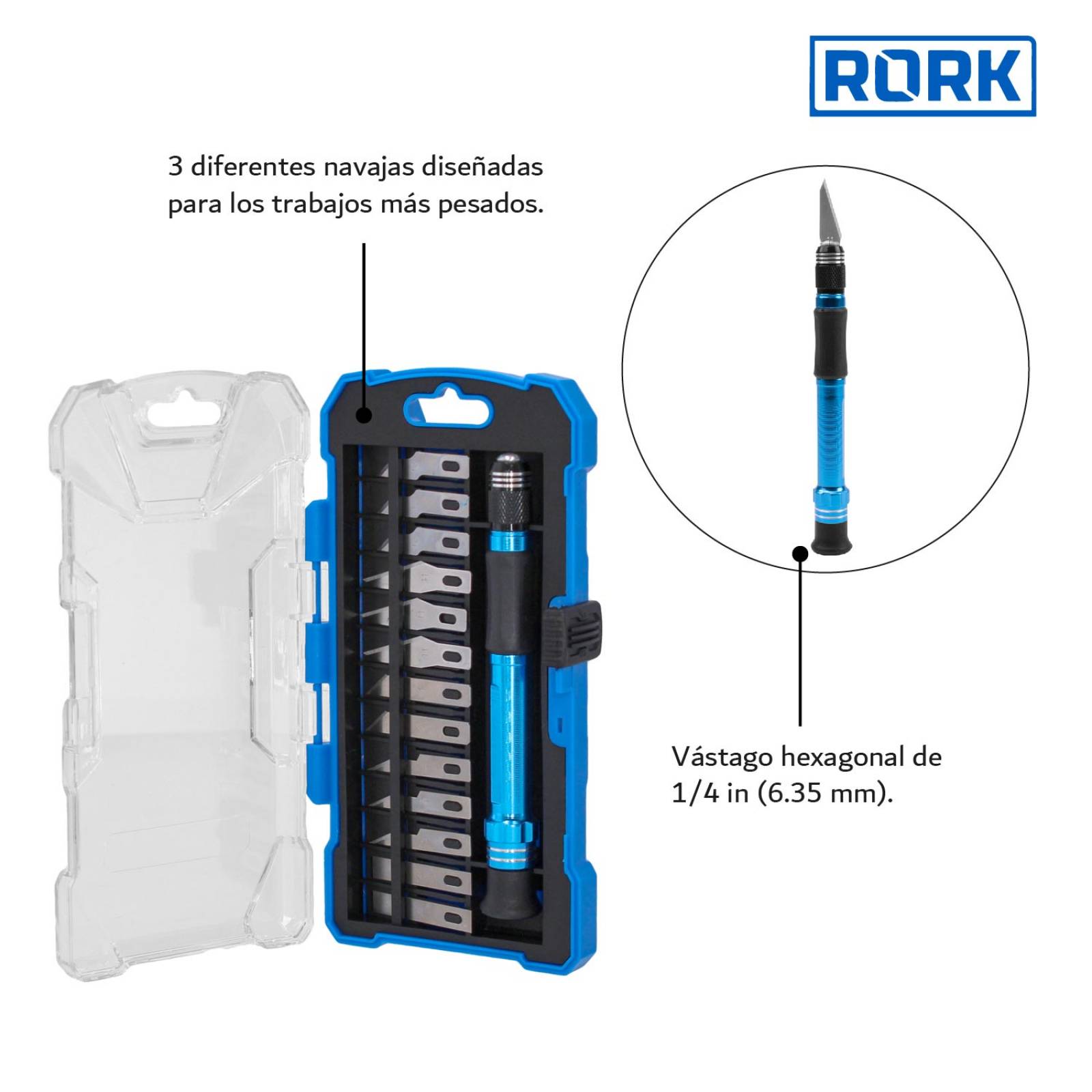 Kit Desarmadores Precisión Joyero + Navajas Exacto 44 Piezas