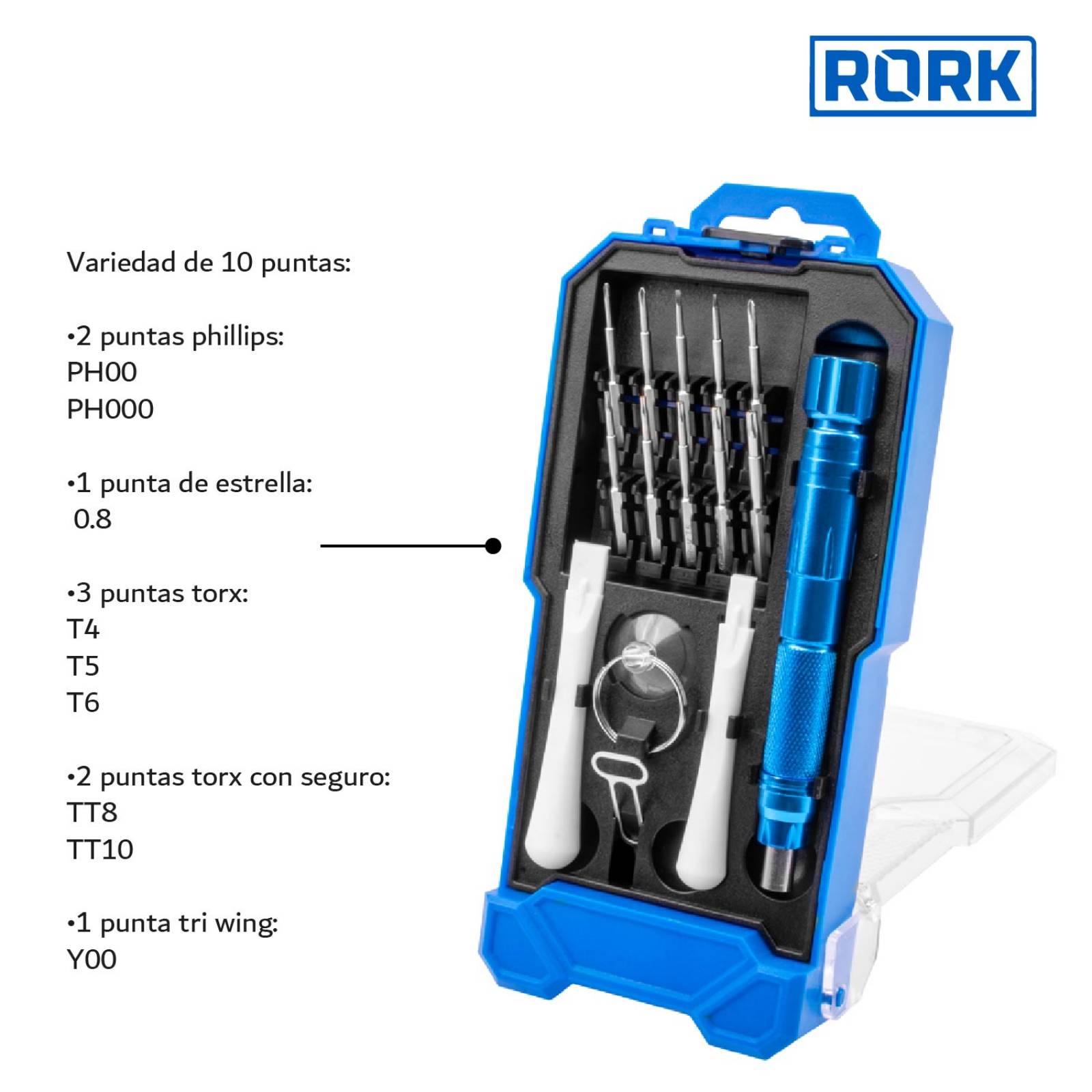 Kit Desarmadores Precisión Reparacion Para Celular 15 Piezas