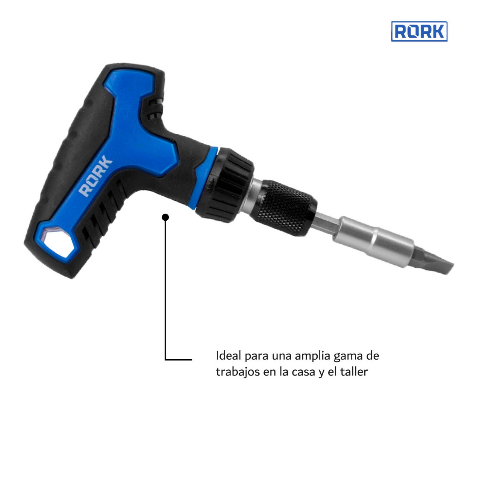 Kit Desarmador Mini Matraca En T Extencion Precisión 18pzas